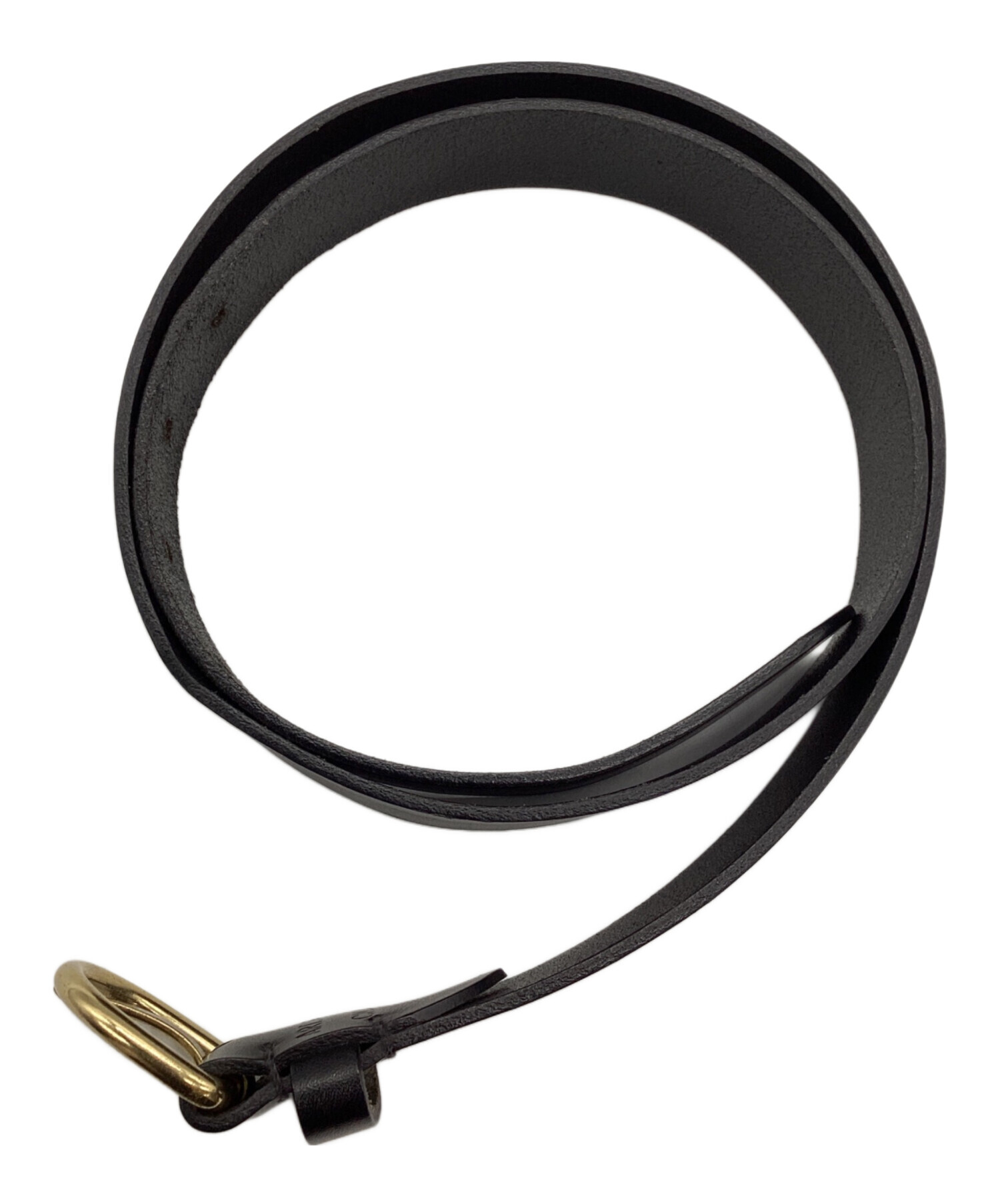 中古・古着通販】IL BISONTE (イル ビゾンテ) レザーベルト ブラック