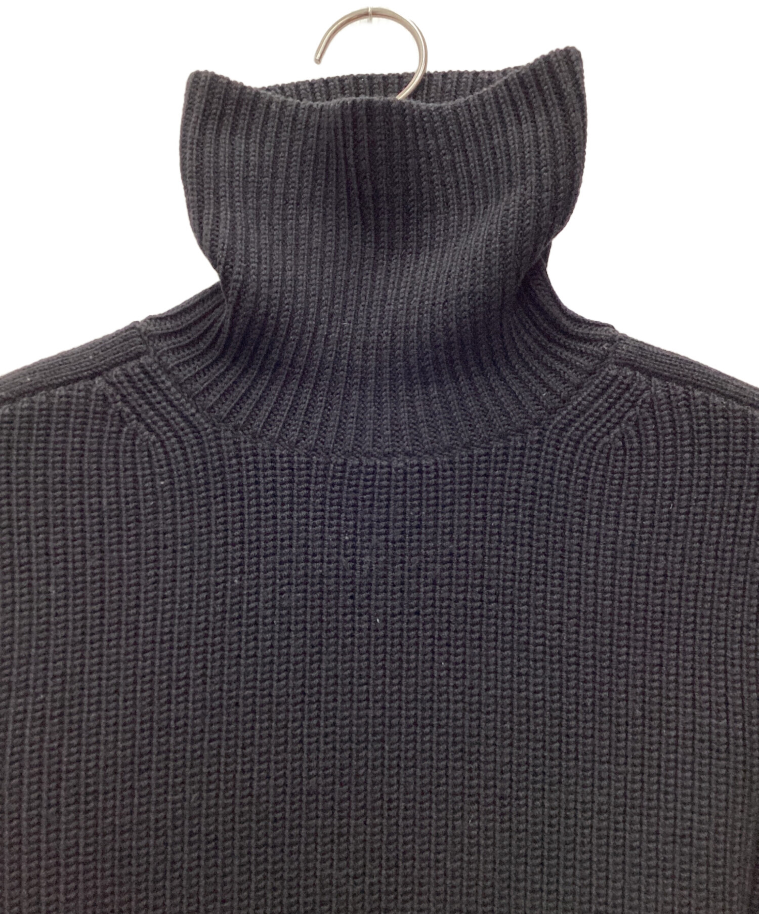 セオリー　リブタートルネックニット　ブラック　未使用 中古・古着通販】theory (セオリー) タートルネックニット ブラック