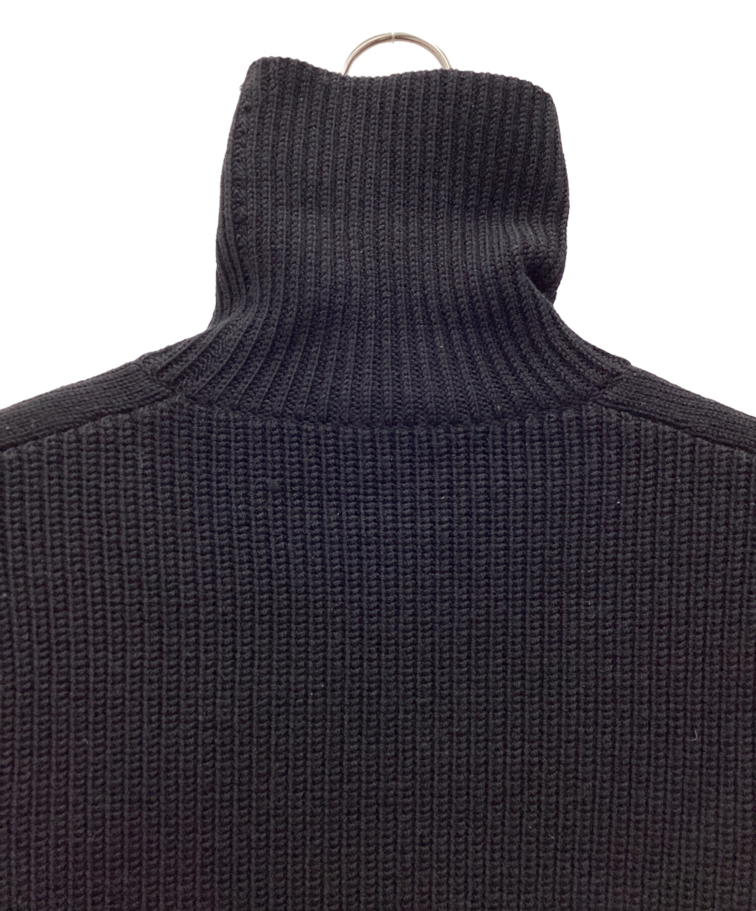 【りえ】セオリー タートルネック 23AW ブラック M 中古・古着通販】theory (セオリー) タートルネックニット ブラック