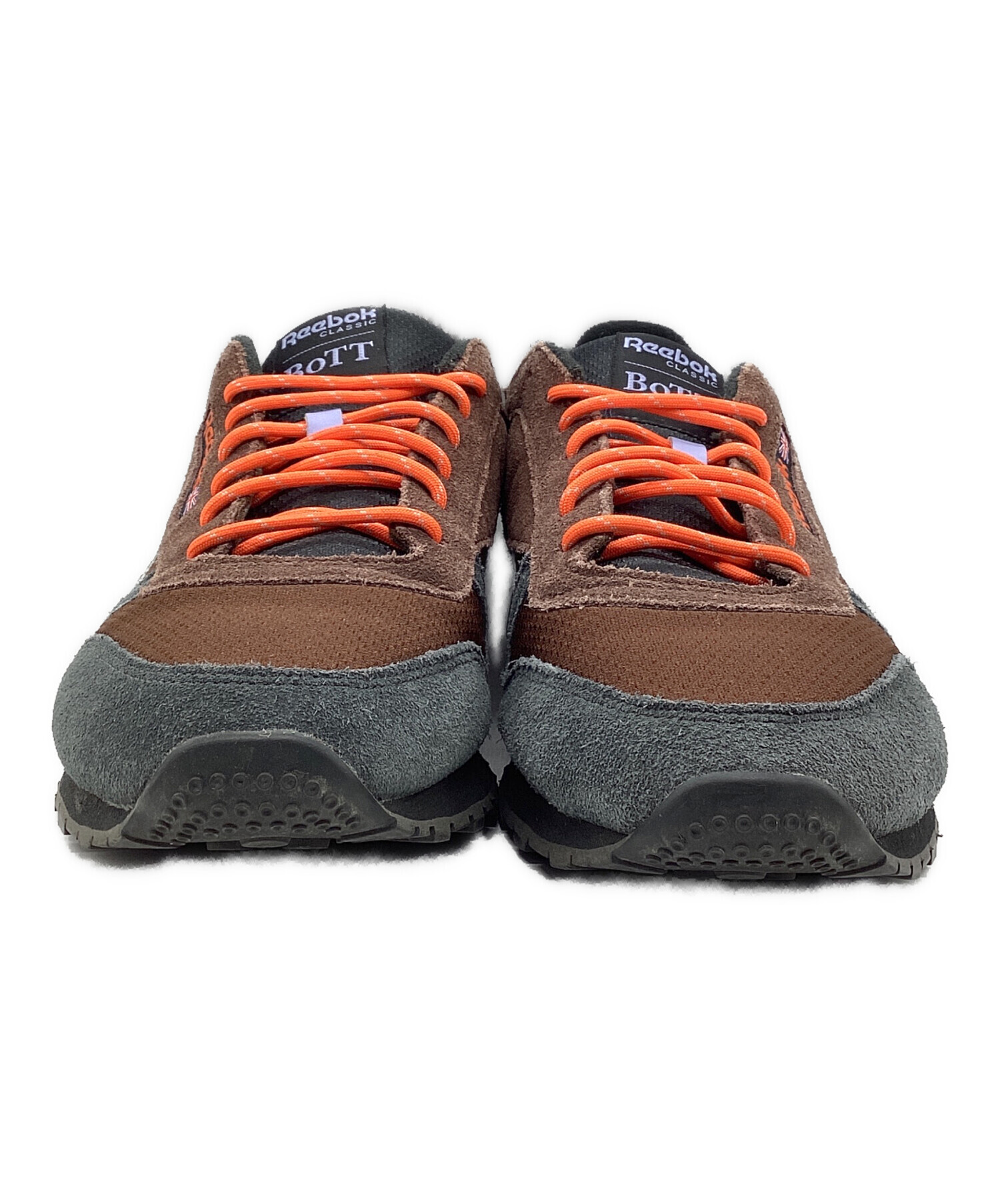 【美品・最終価格】Reebok x BoTT CLASSIC LEATHER Reebok CLASSIC LEATHER BOTT BRUSH BROWN/PURE GRAY/BRIGHT RUBBER