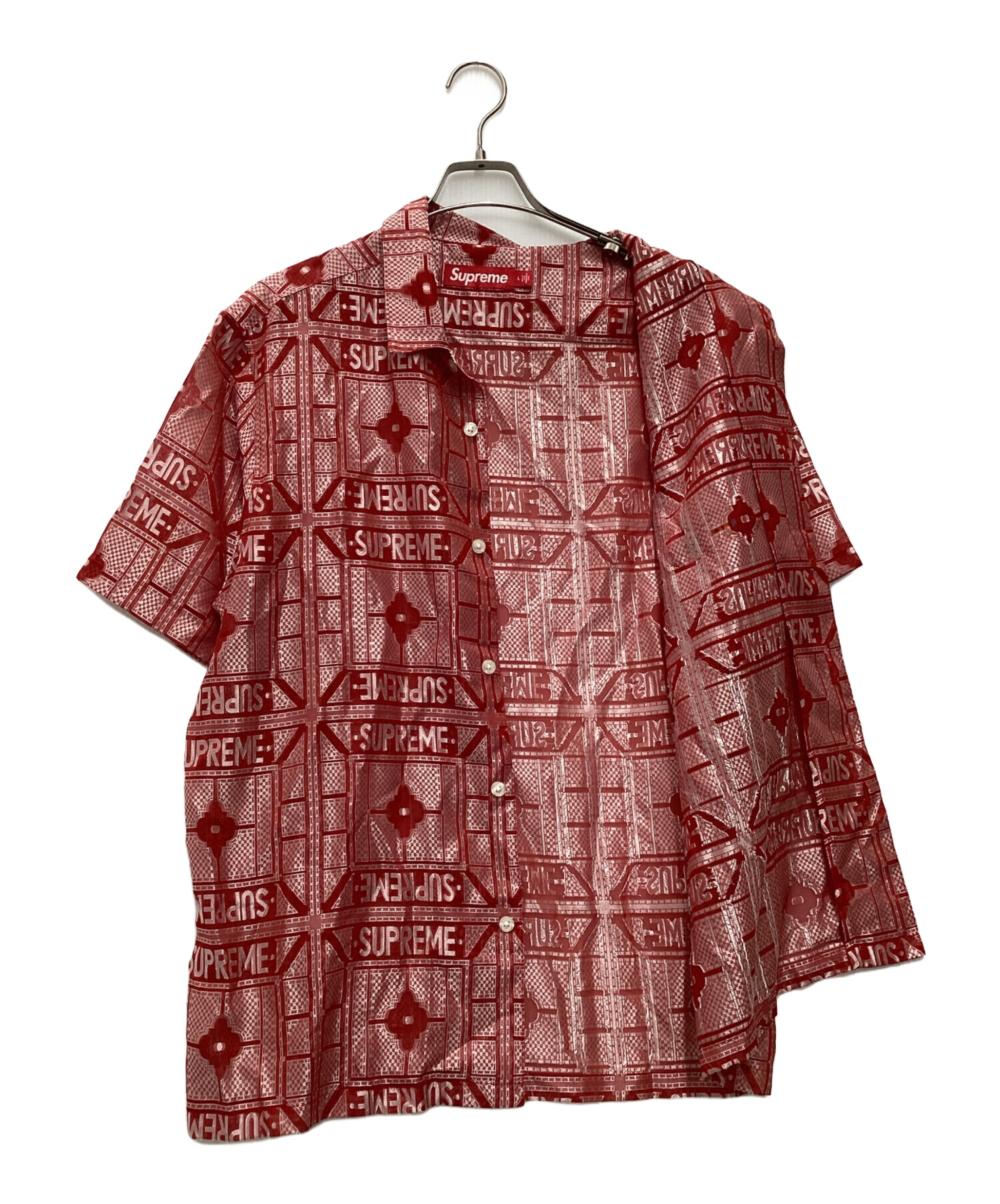 中古・古着通販】Supreme (シュプリーム) 半袖シャツ 24SS レッド