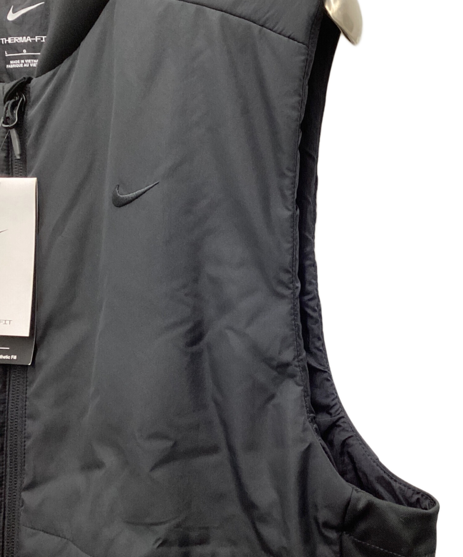 中古・古着通販】NIKE (ナイキ) ナイロンベスト ブラック サイズ:SIZE