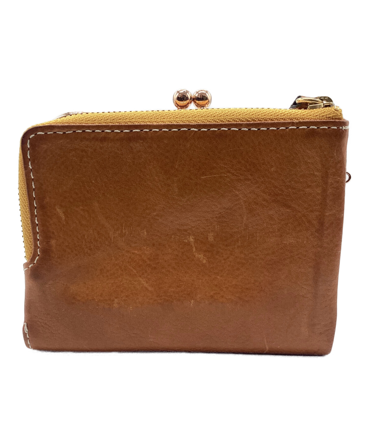 中古・古着通販】Dakota (ダコタ) 2つ折りがま口財布 ブラウン