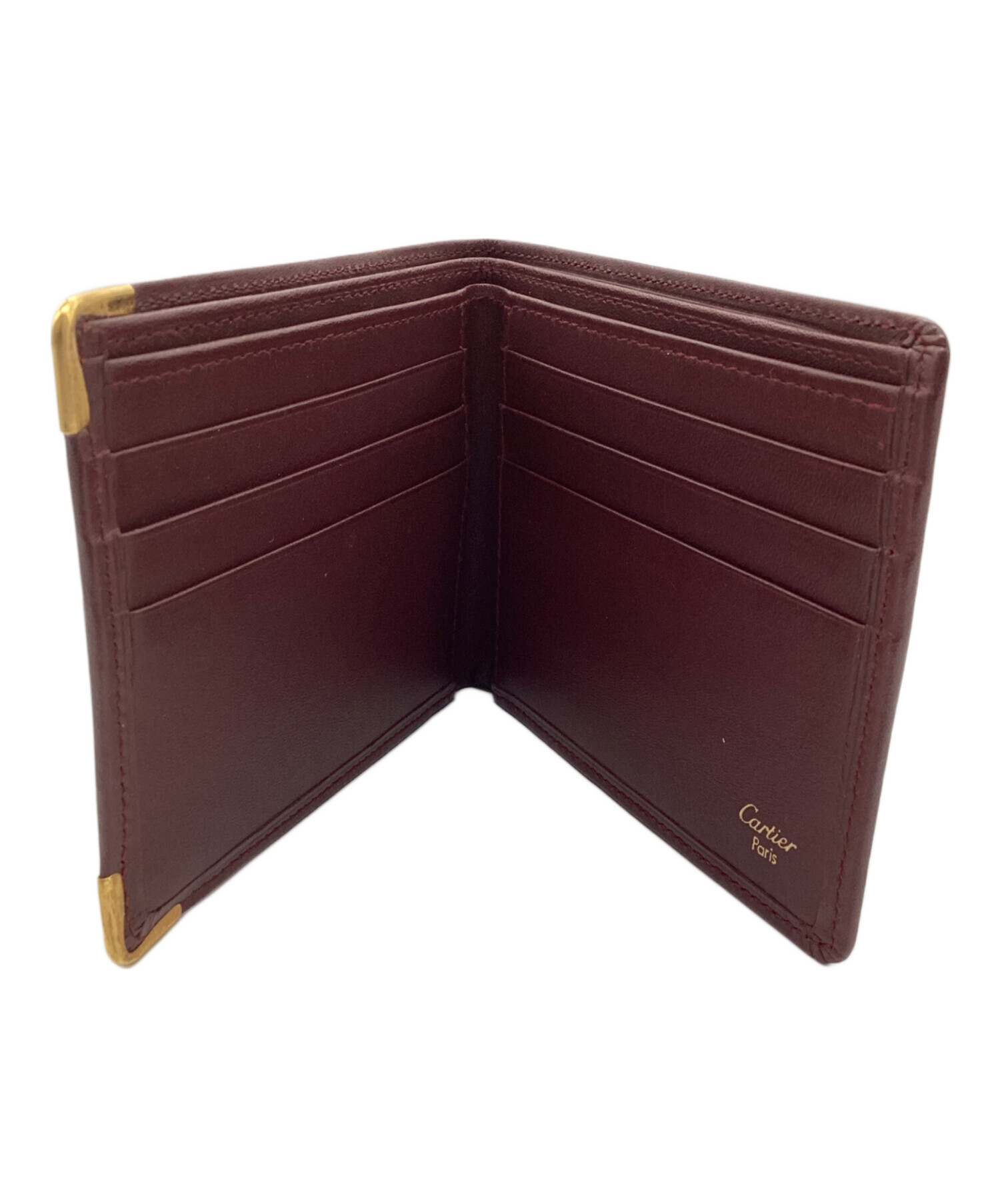 中古・古着通販】Cartier (カルティエ) マストライン 二つ折り札入れ 