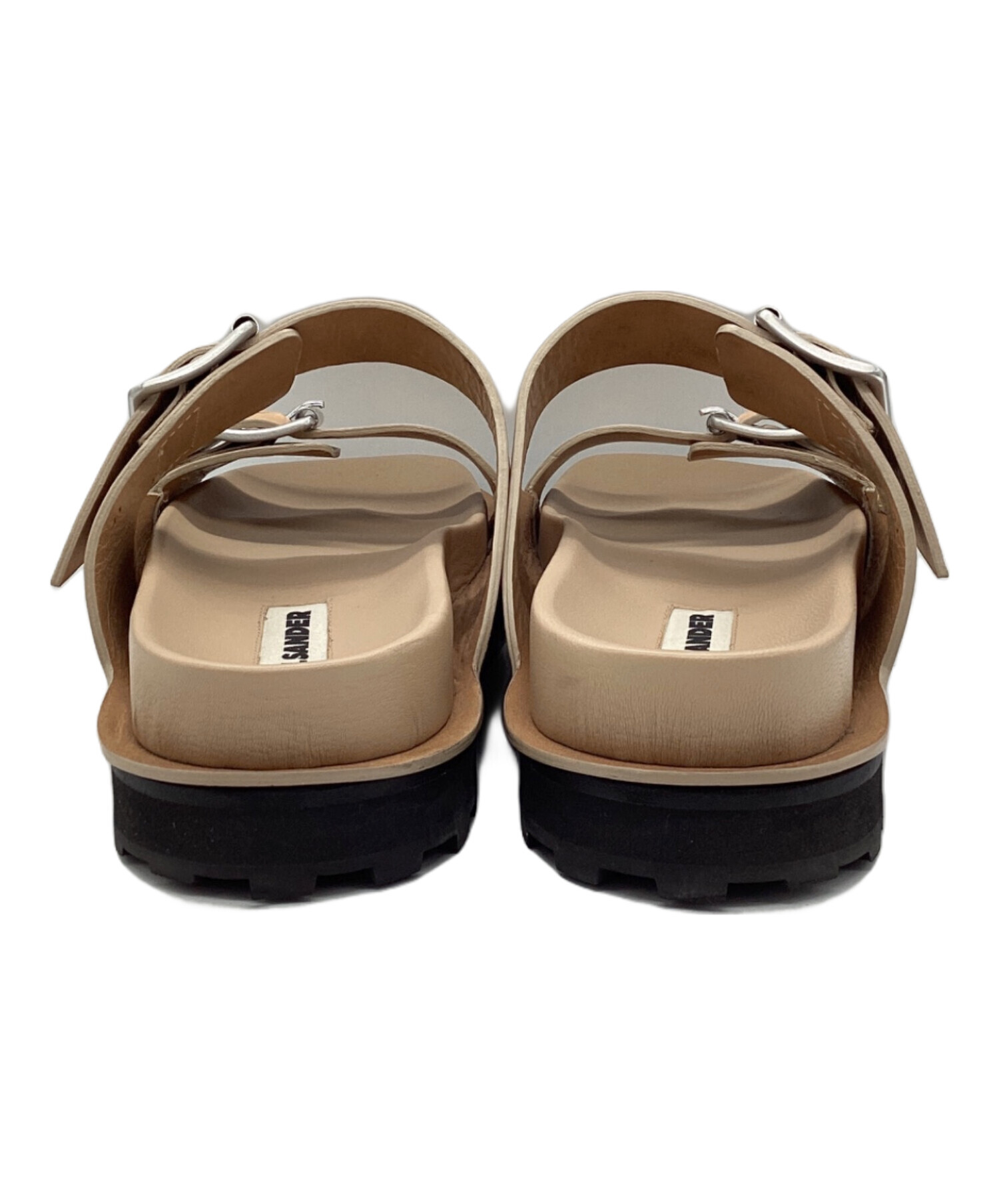 中古・古着通販】JIL SANDER (ジルサンダー) バックルレザーサンダル 