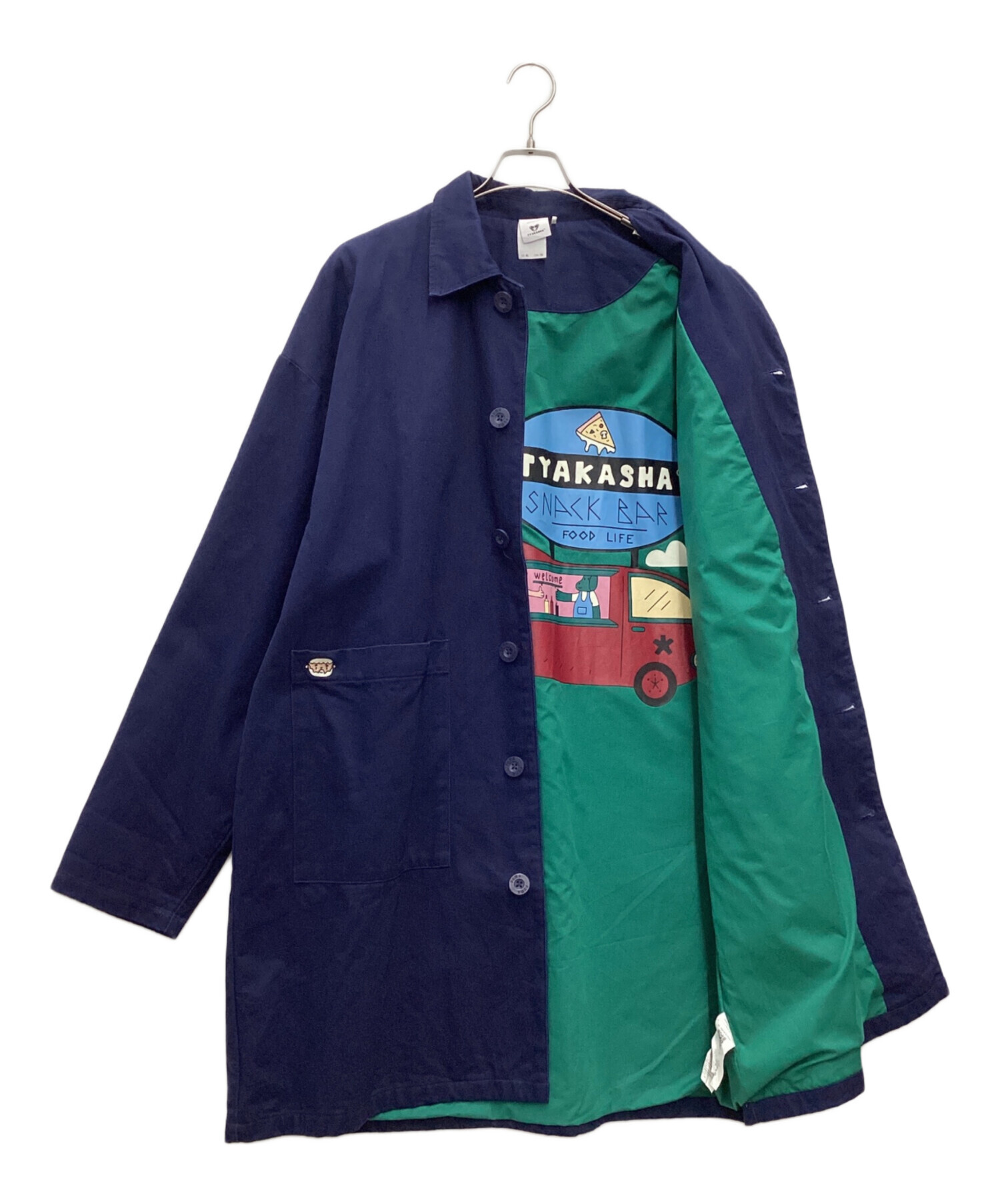 中古・古着通販】PUMA (プーマ) TYAKASHA カバーオール ネイビー 