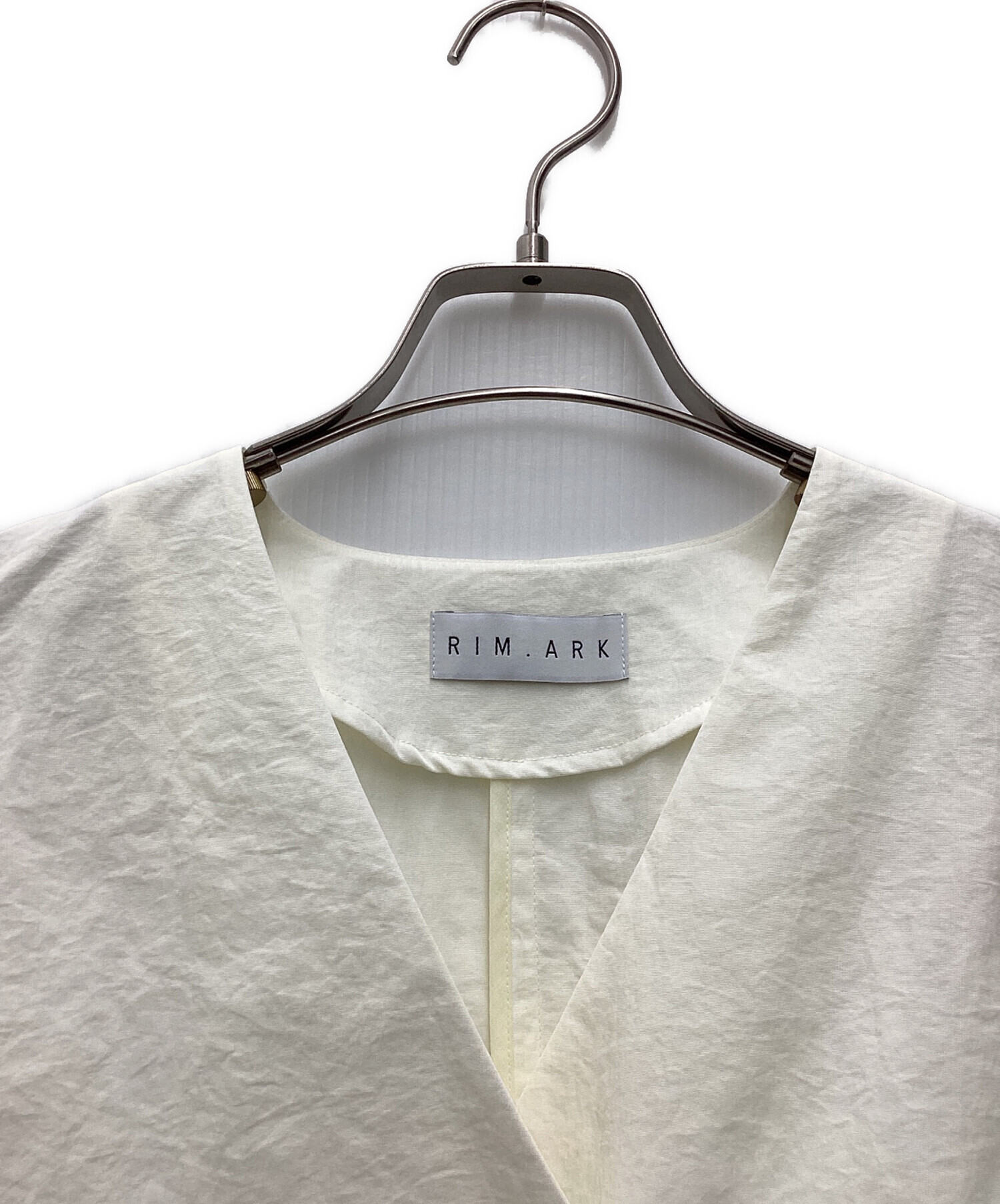 中古・古着通販】RIM.ARK (リムアーク) Volume sleeve v-neck SH タグ