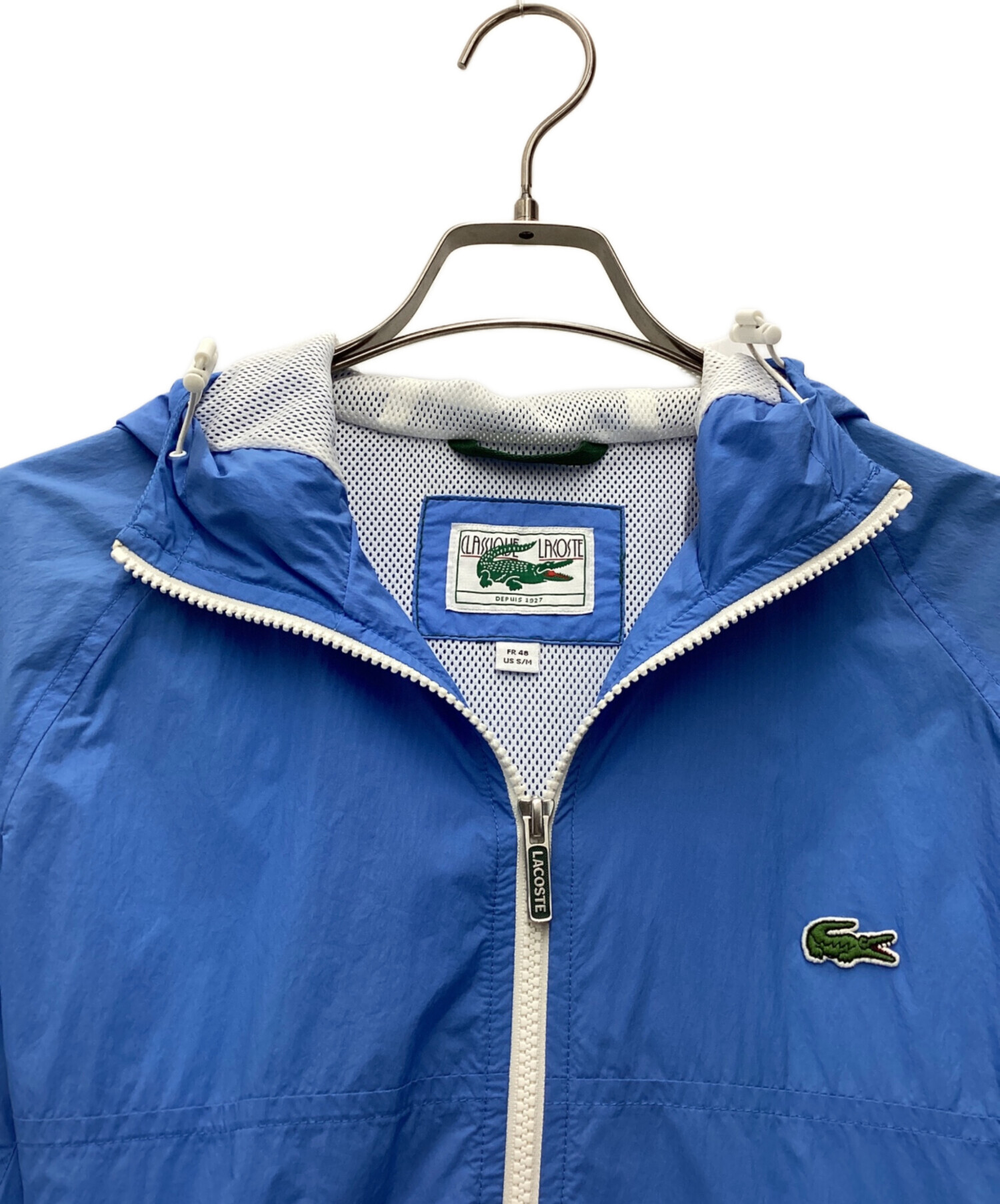 中古・古着通販】LACOSTE (ラコステ) ナイロンジャケット スカイブルー