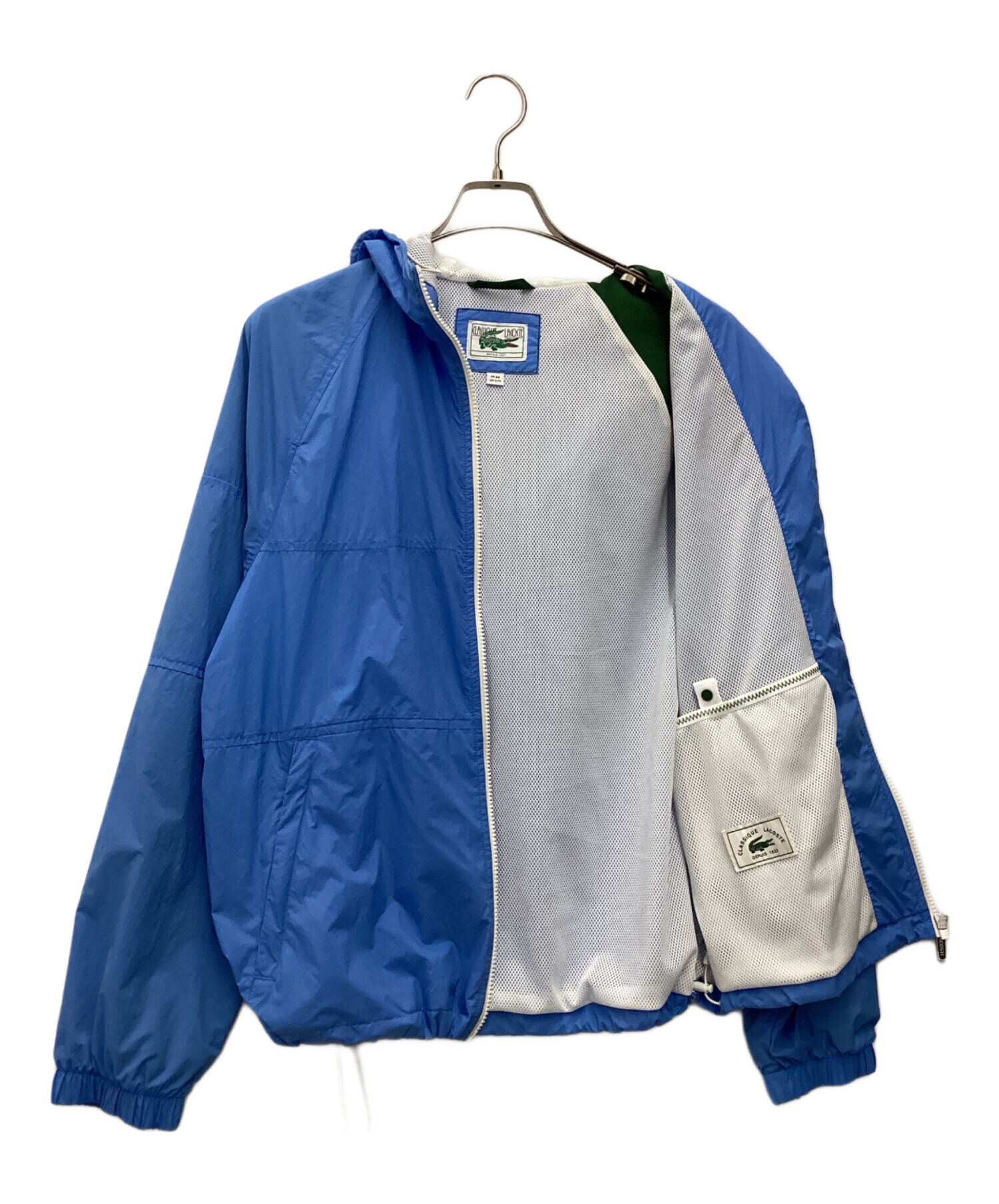 【新品・未使用】ラコステ LACOSTE ジャケット【タグなし】 中古・古着通販】LACOSTE (ラコステ) ナイロンジャケット スカイブルー