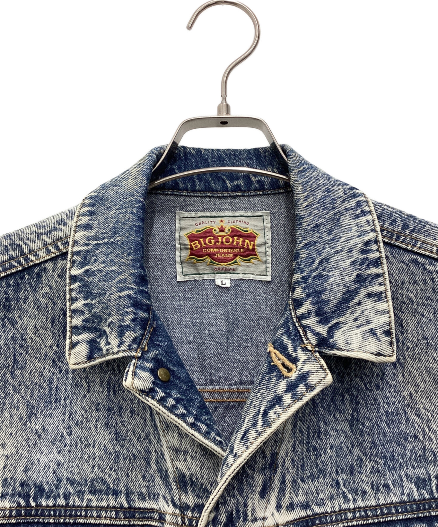 中古・古着通販】BIG JOHN (ビッグジョン) デニムベスト 推定90s
