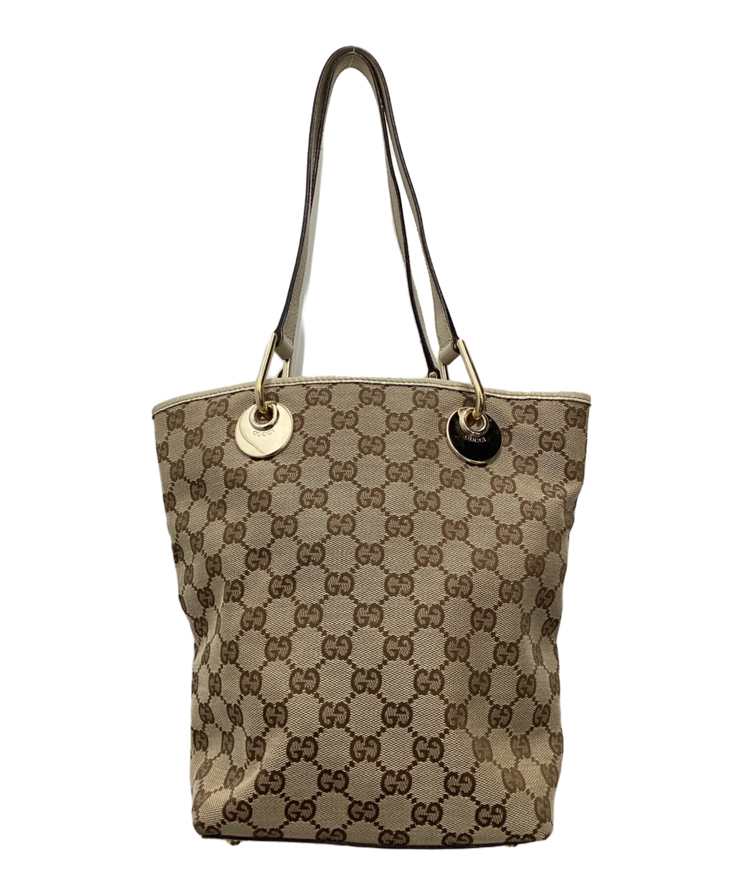 中古・古着通販】GUCCI (グッチ) トートバッグ GG ベージュ｜ブランド