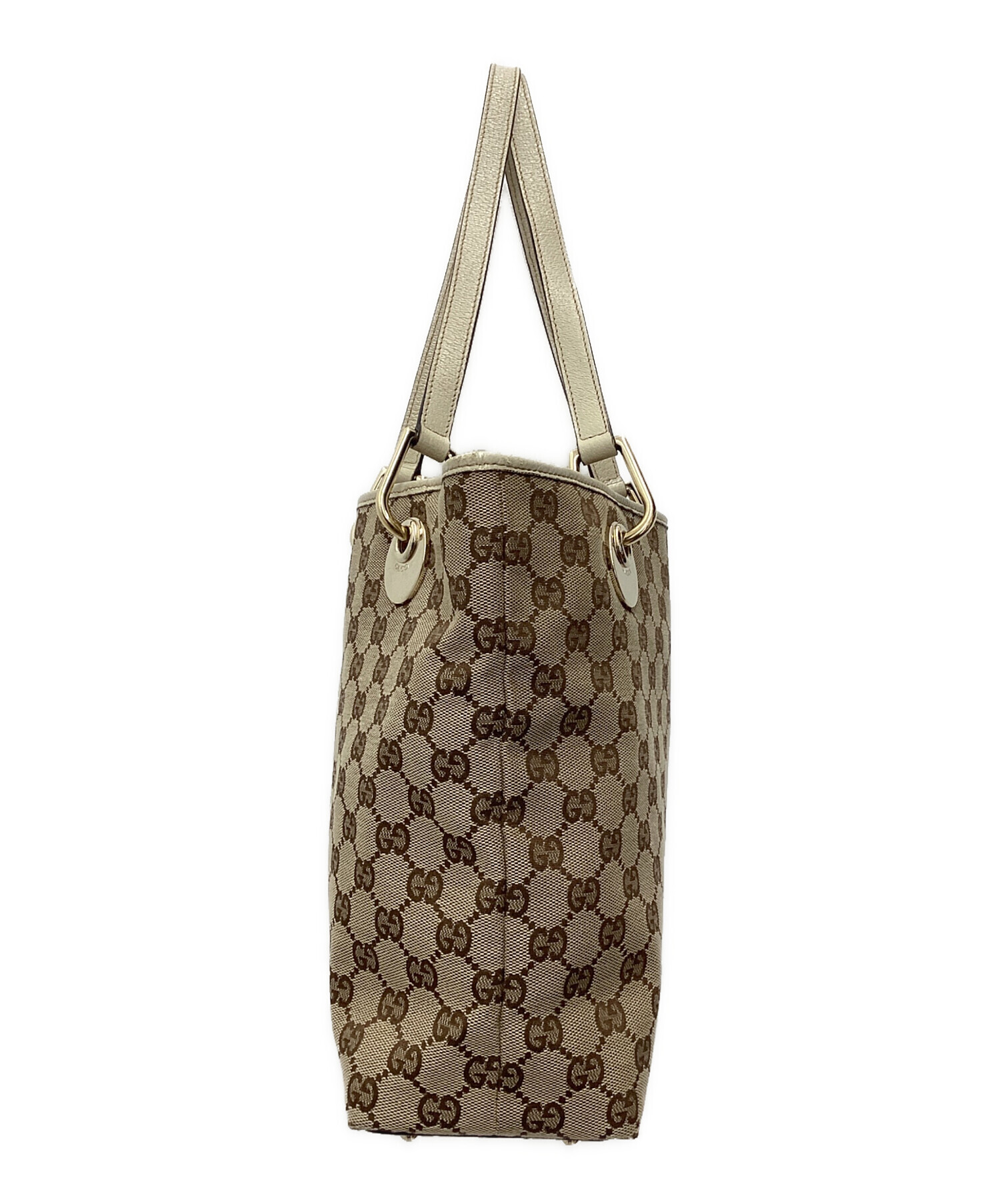 中古・古着通販】GUCCI (グッチ) トートバッグ GG ベージュ｜ブランド