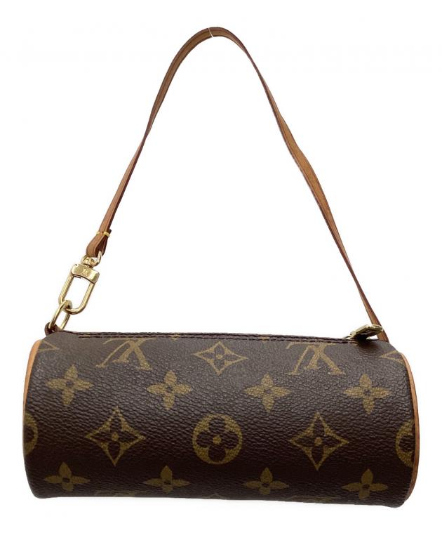 Louis Vuitton ダークブラウン ハンドバッグ パピヨン 中古・古着通販】LOUIS VUITTON (ルイ ヴィトン) パピヨン30