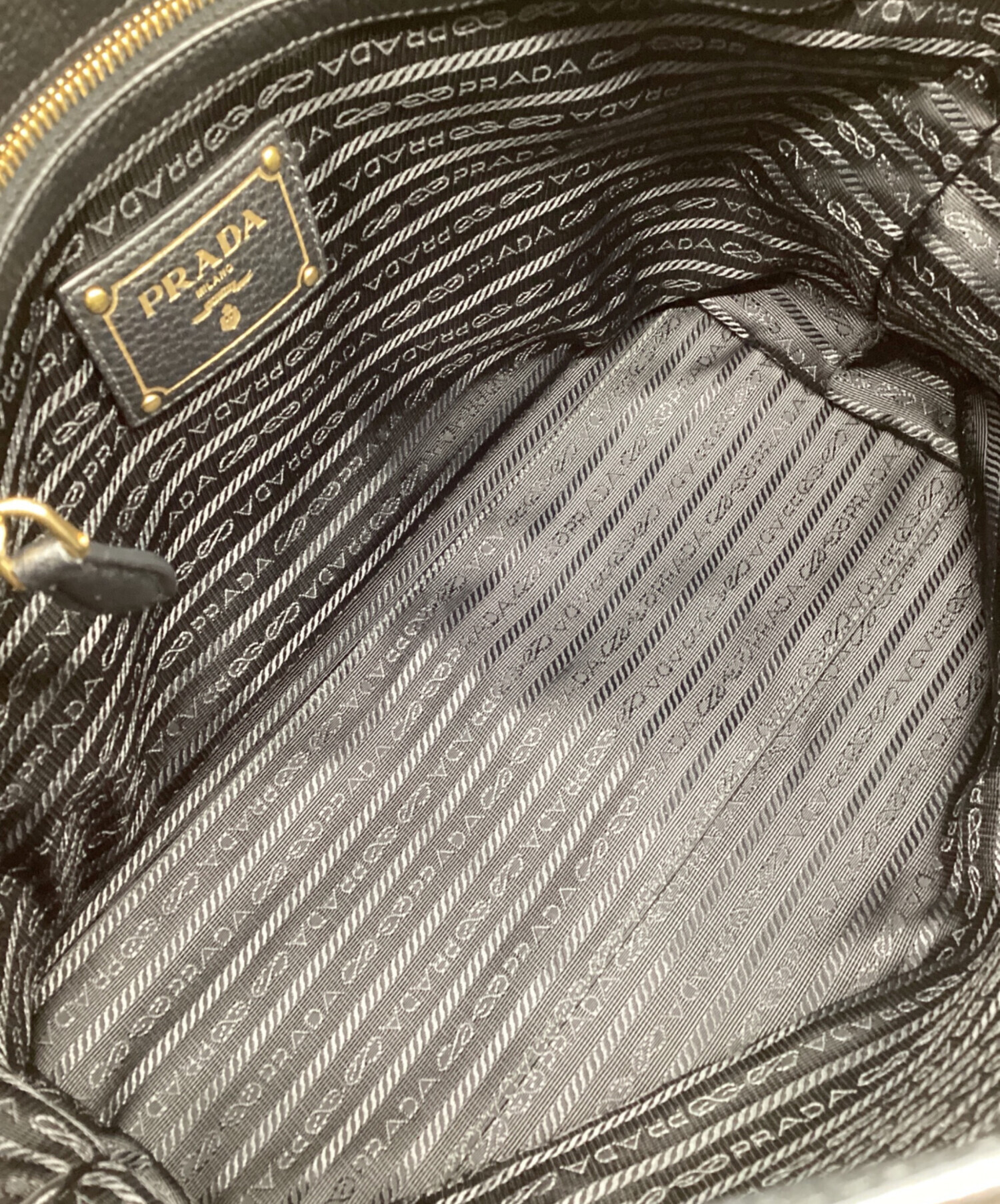 中古・古着通販】PRADA (プラダ) トートバッグ ブラック｜ブランド