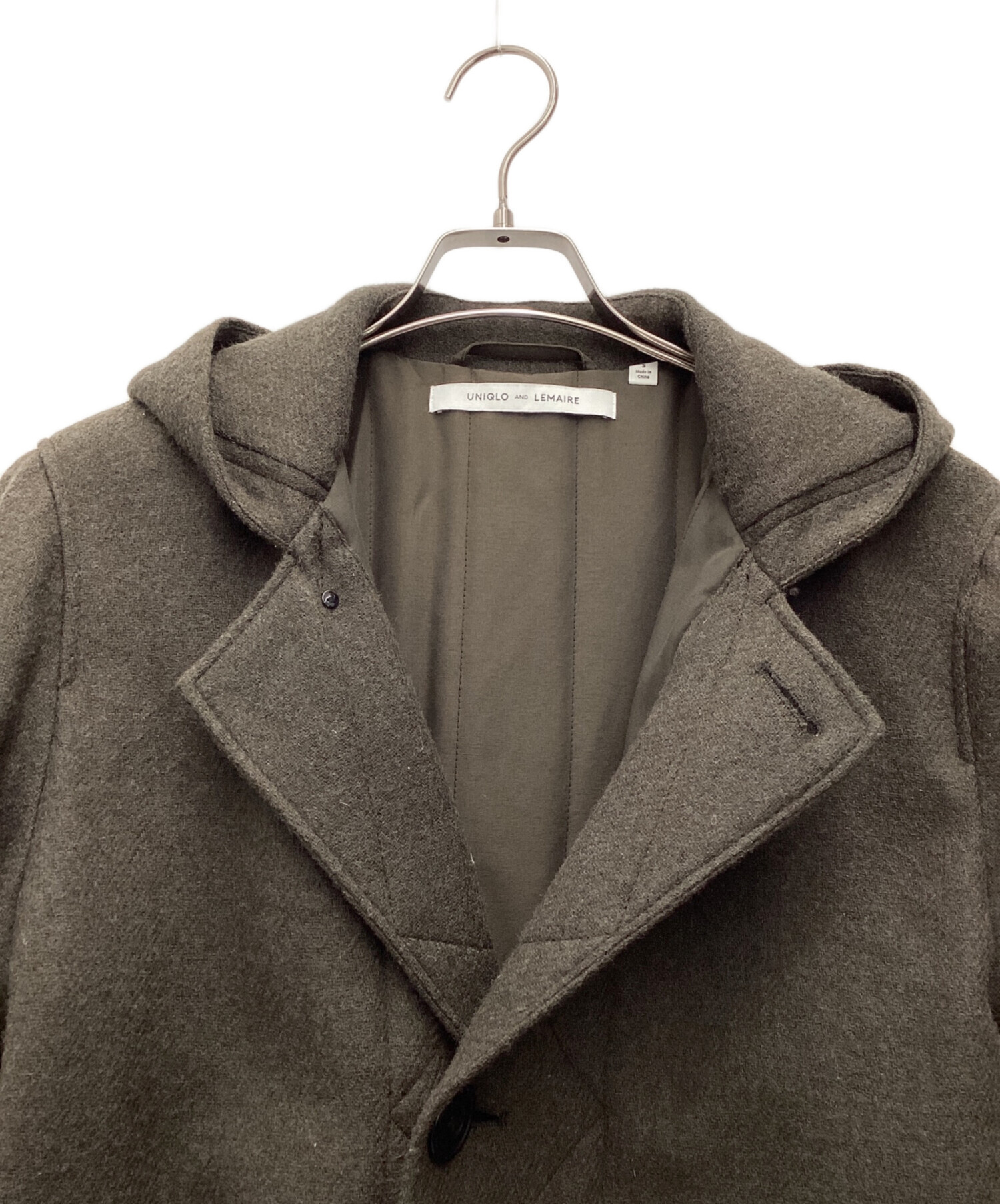 中古・古着通販】UNIQLO (ユニクロ) LEMAIRE (ルメール) ウールコート