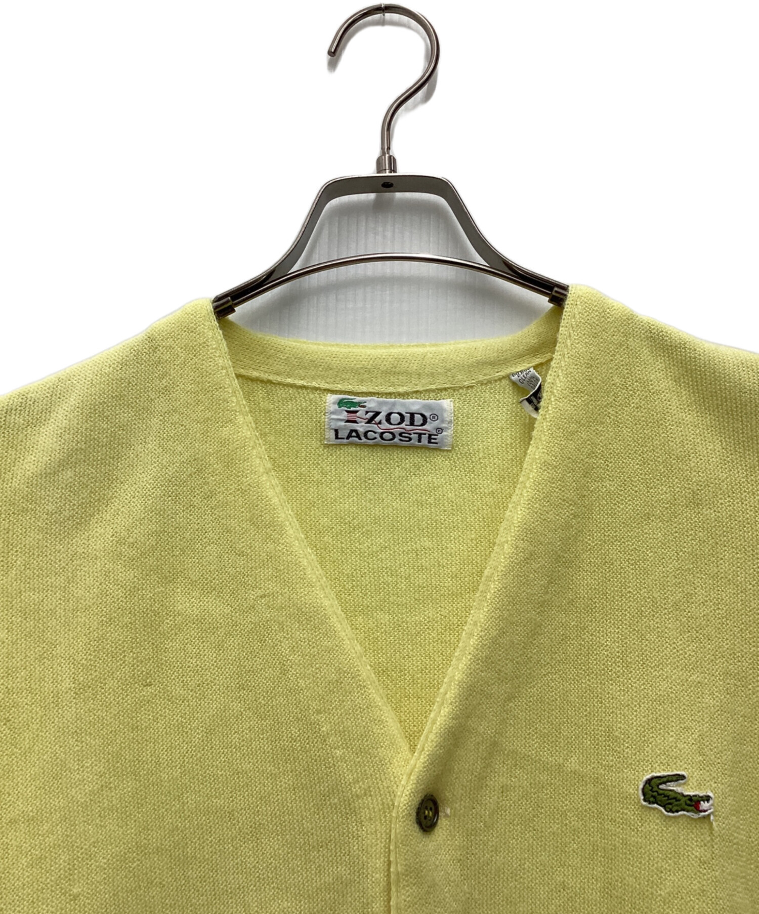 中古・古着通販】LACOSTE (ラコステ) 薄手カーディガン 70s VINTAGE