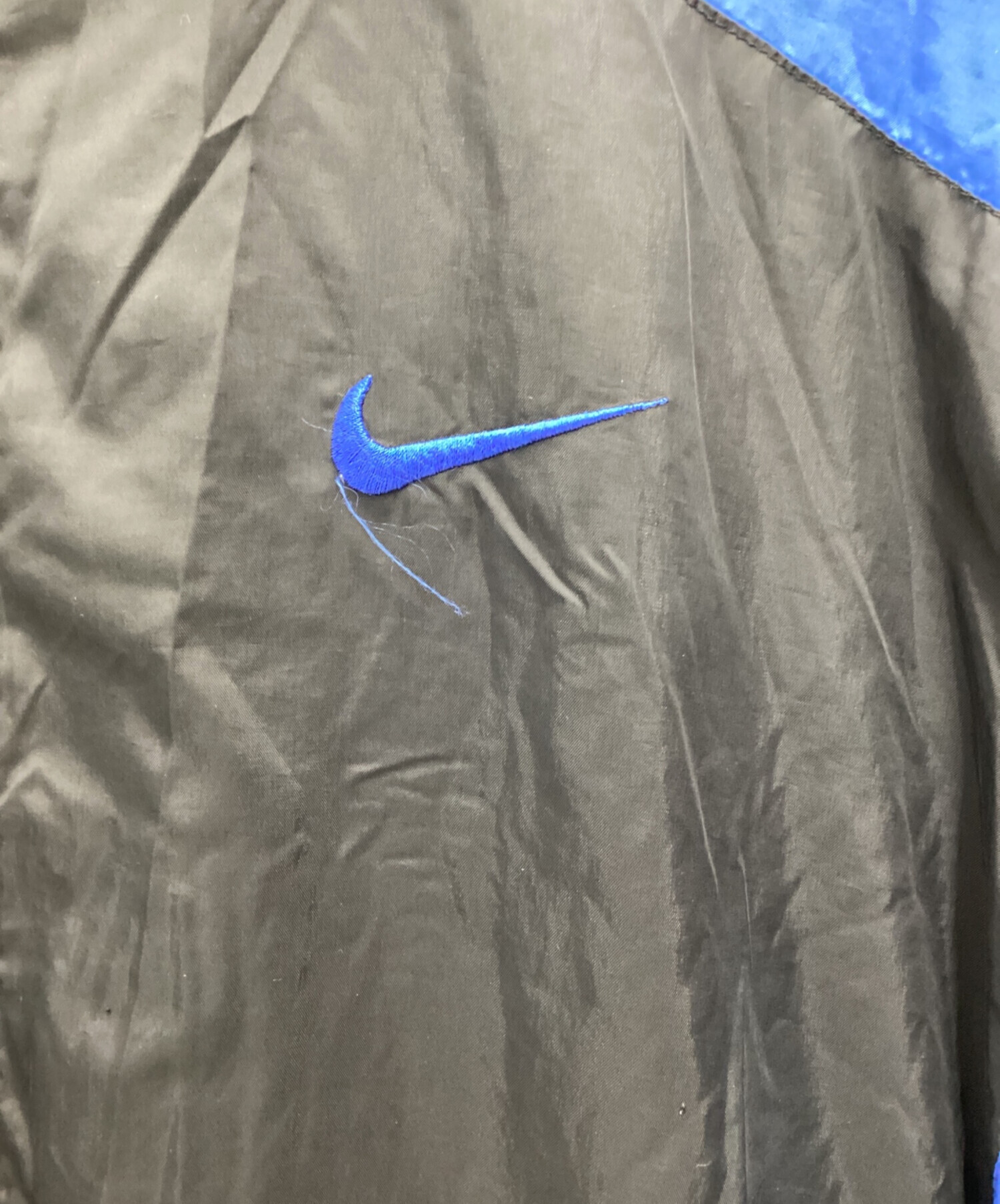 中古・古着通販】NIKE (ナイキ) ナイロンジャケット 00s 銀タグ ブルー