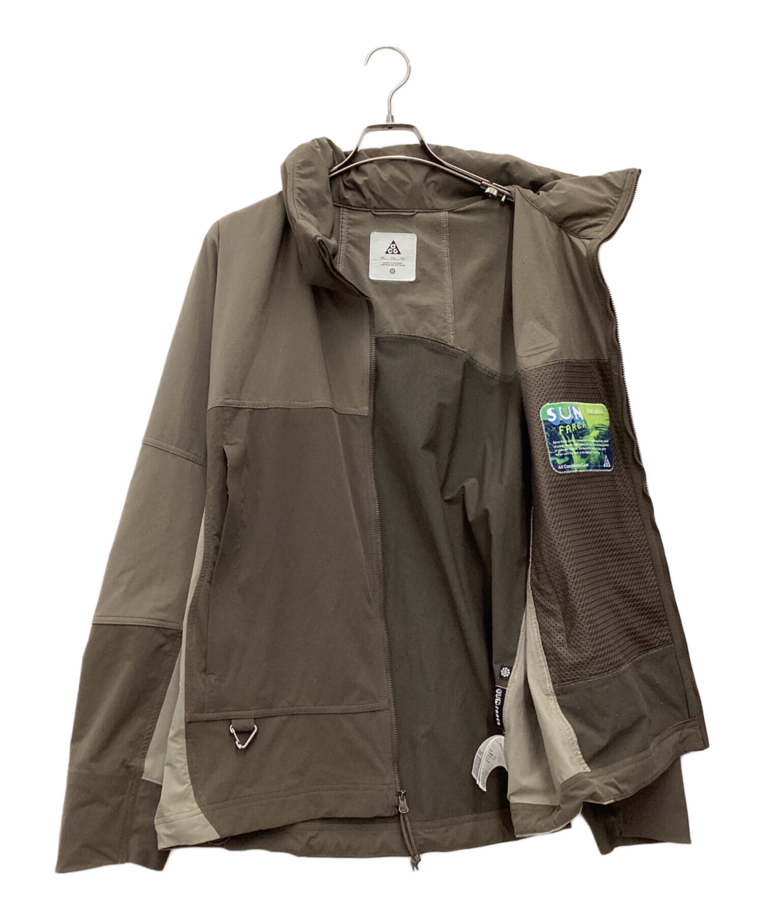 Nike ナイロンジャケット フード付き　NIKE ACG 中古・古着通販】NIKE ACG (ナイキエーシージー) ナイロンジャケット