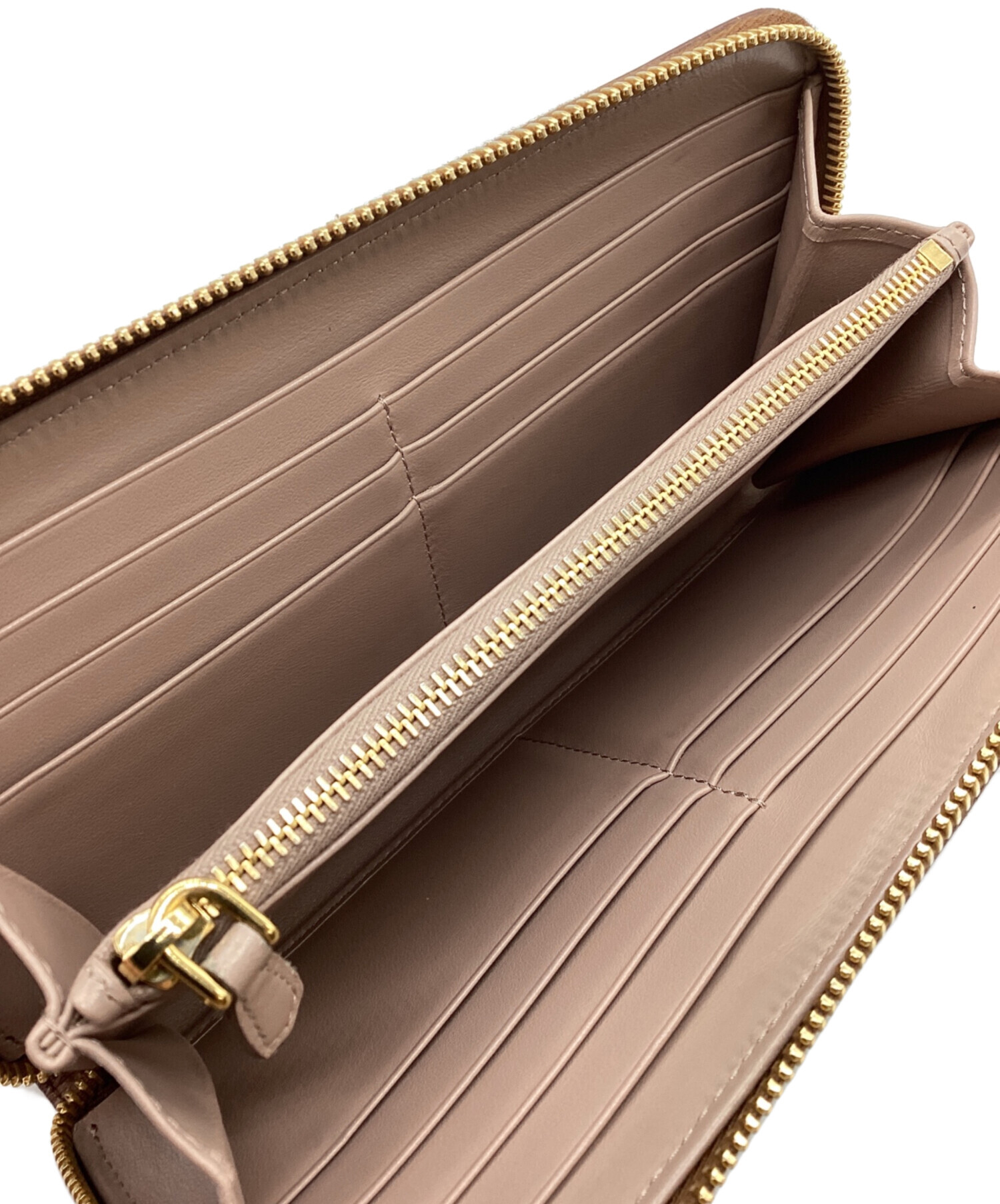 中古・古着通販】PRADA (プラダ) 長財布 ブラウン｜ブランド・古着通販