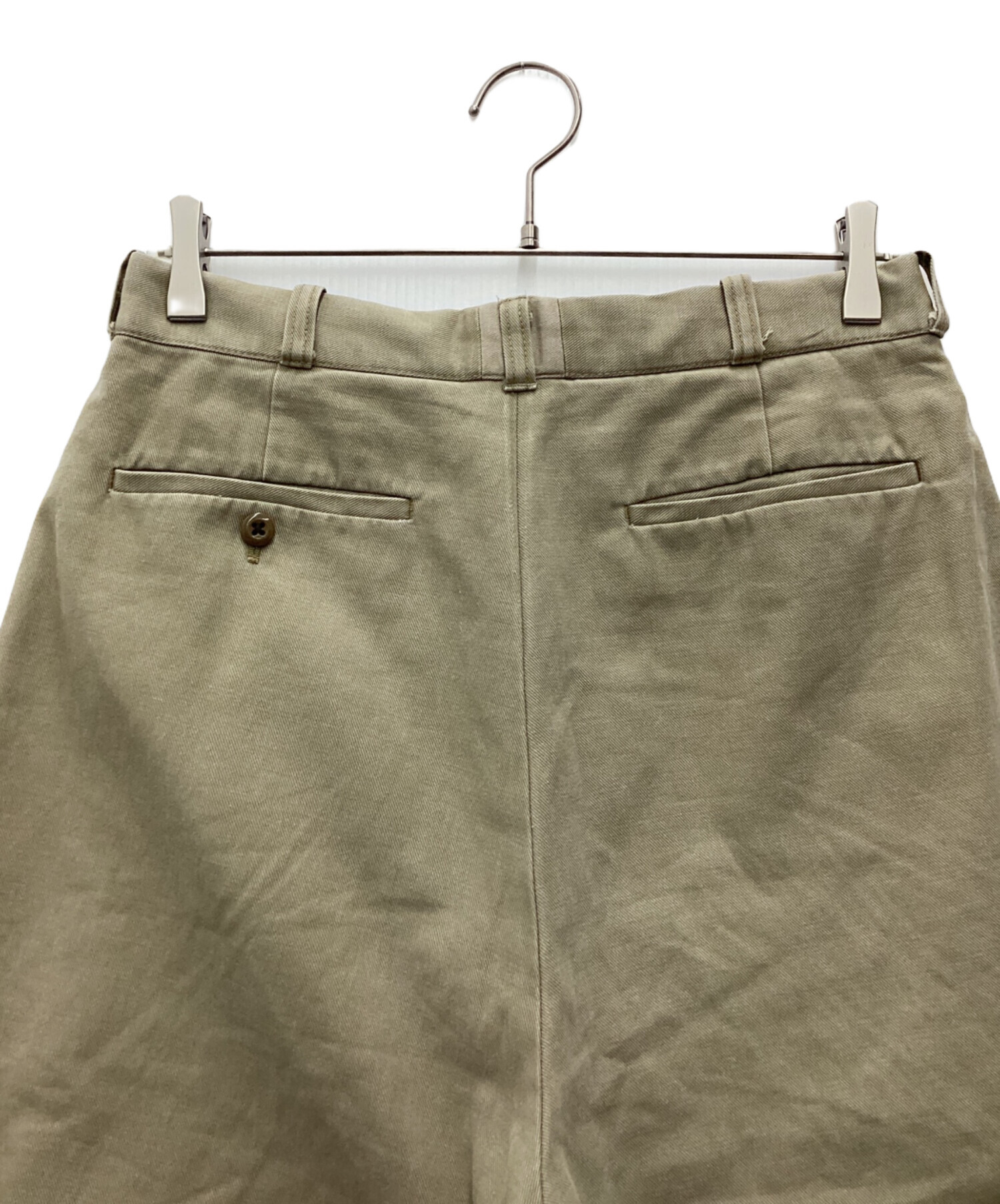 marka オーガニックコットンギャバ u.s.アーミーチノトラウザー オーガニックコットンギャバ / U.S.アーミーチノトラウザー, Black