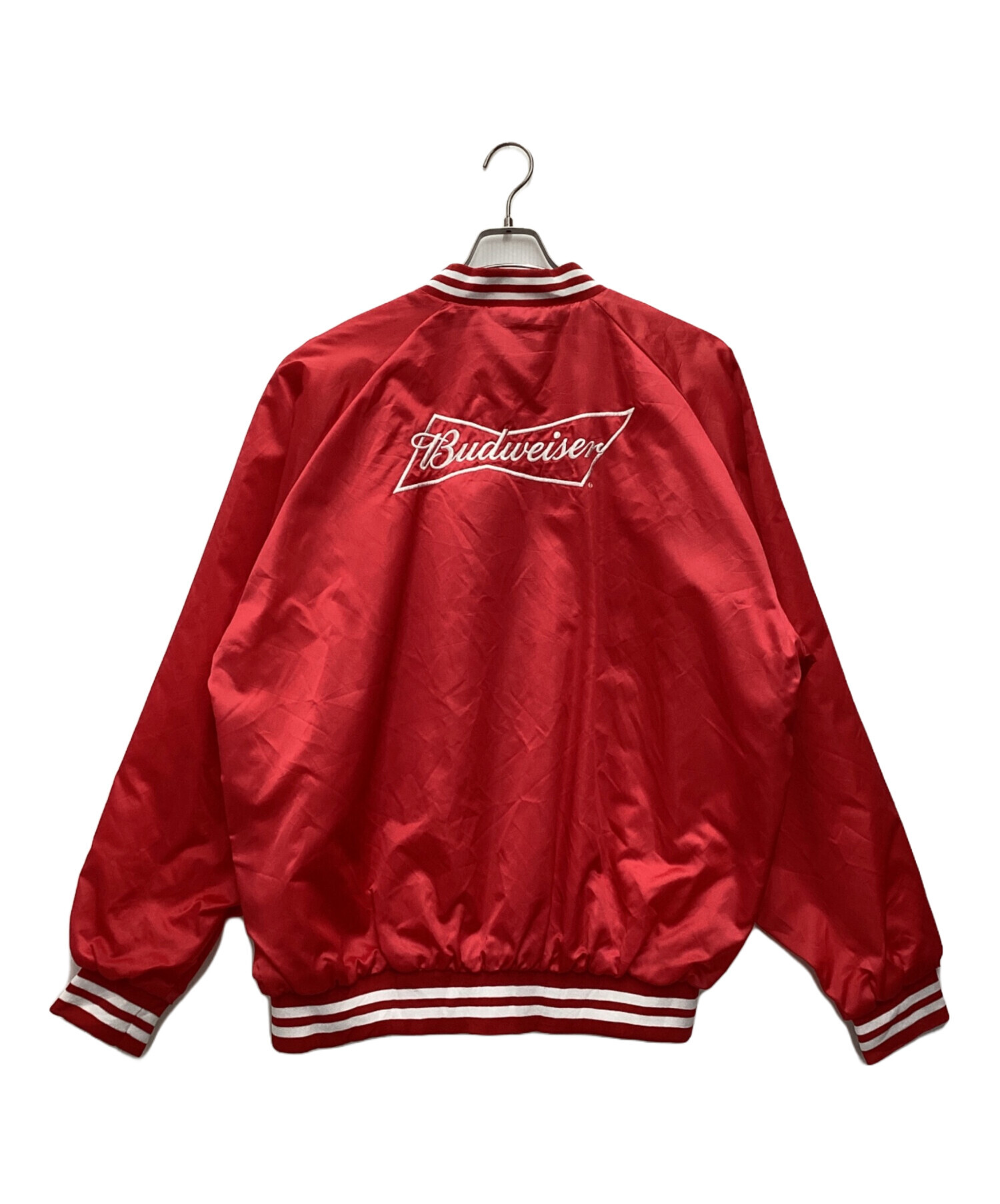 y*n様 Budweiser ジャンパー 赤　古着 USA VINTAGE CHASE AUTHENTICS JH DESIGN GROUP JEFF HAMILTON