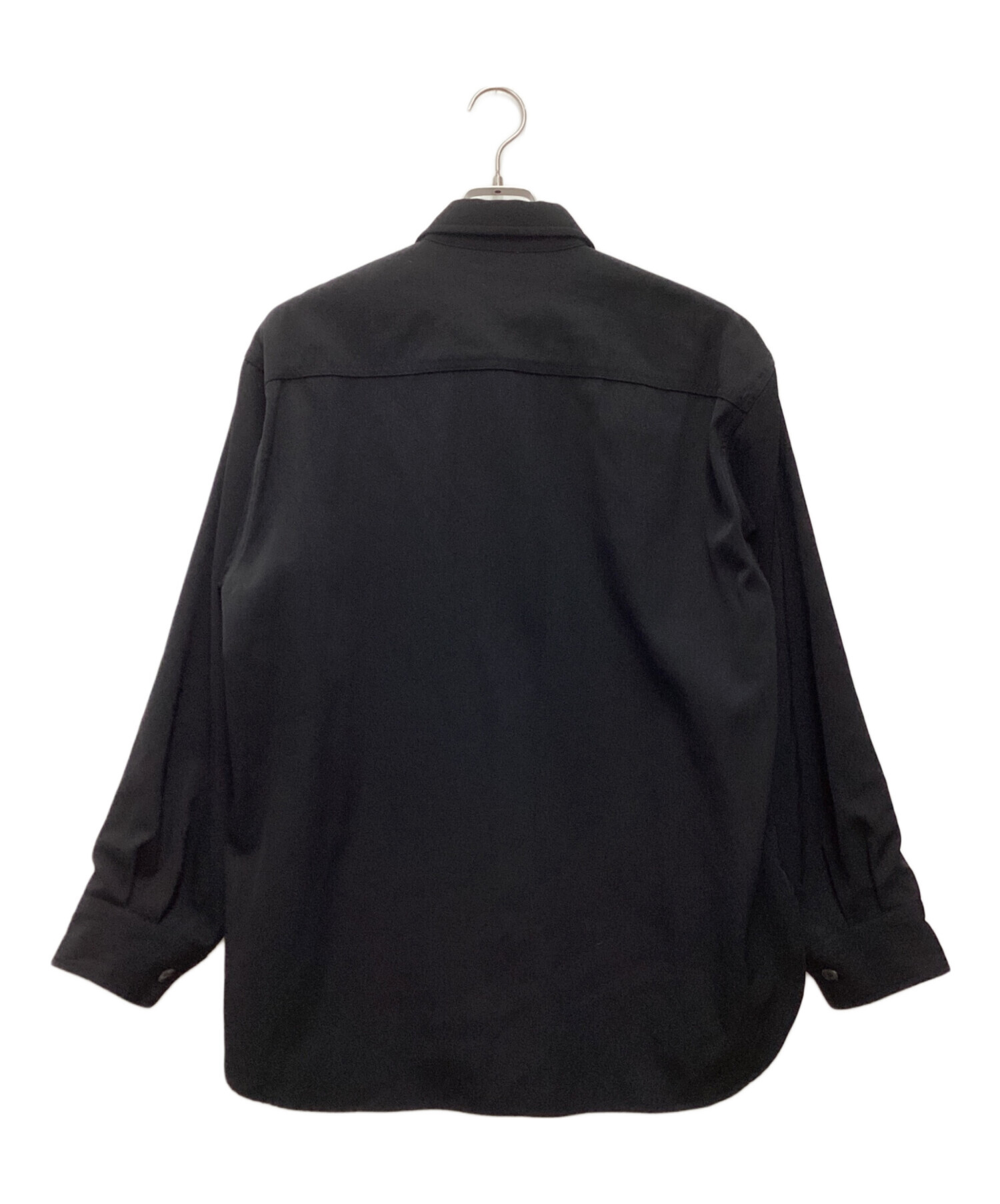 AURALEE 長袖シャツ　ブラック　サイズ3 中古・古着通販】AURALEE (オーラリー) 長袖シャツ ブラック サイズ