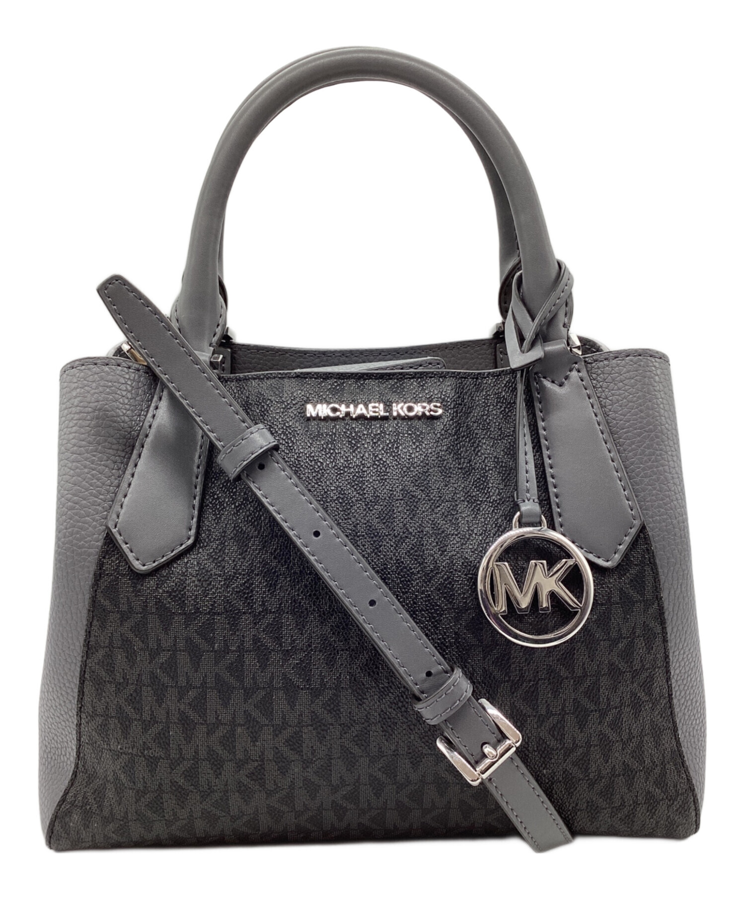 MICHAEL KORS/マイケルコース 2way ショルダーバッグ グレー 中古・古着通販】MICHAEL KORS (マイケル・コース) 2WAYショルダー