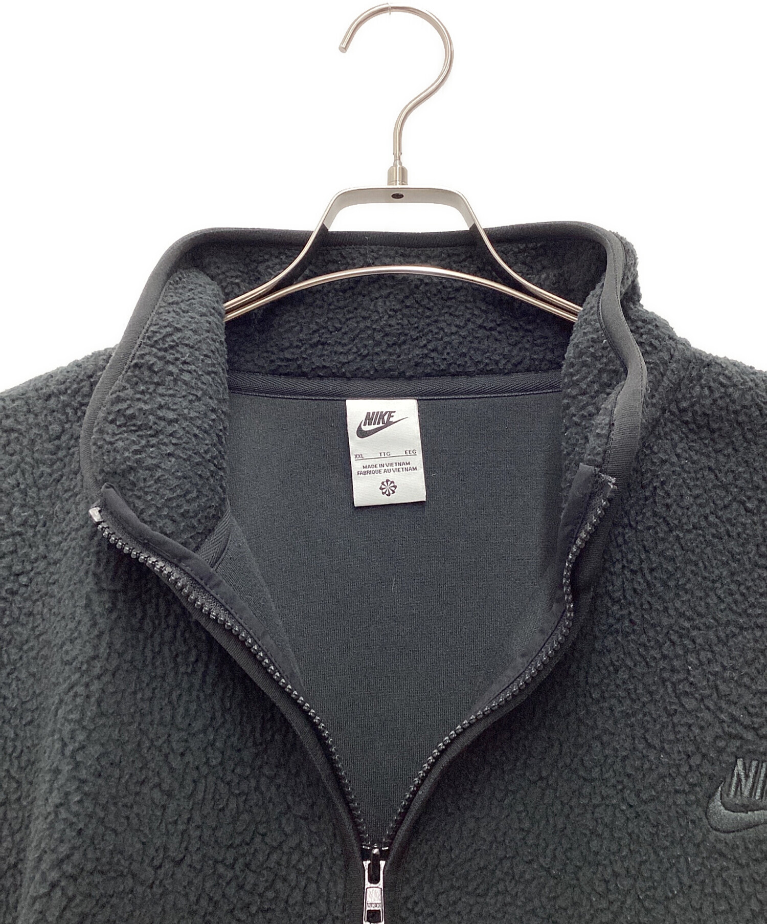 中古・古着通販】NIKE (ナイキ) ボアジャケット ブラック サイズ:SIZE