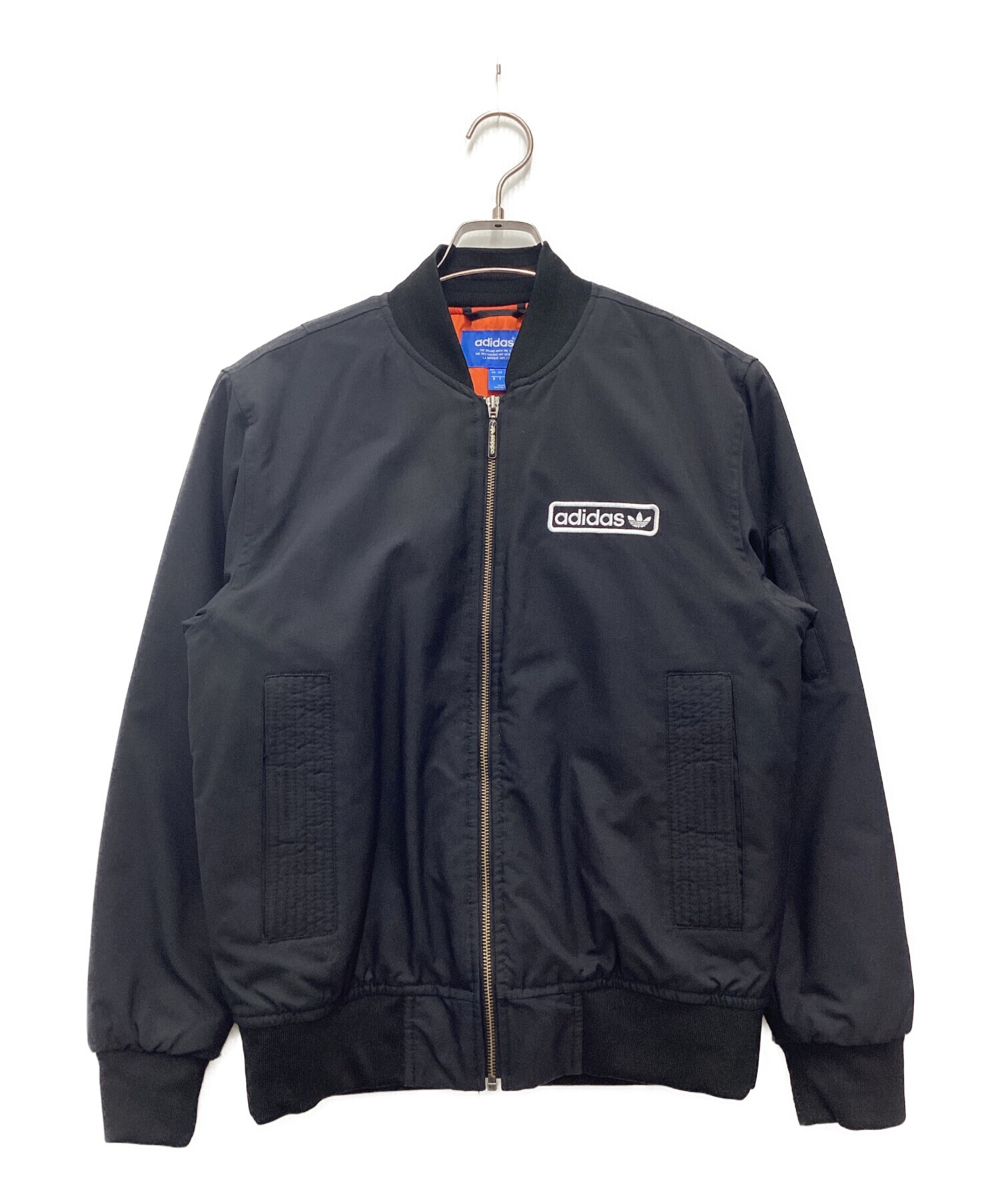 中古・古着通販】adidas (アディダス) フライトジャケット ブラック