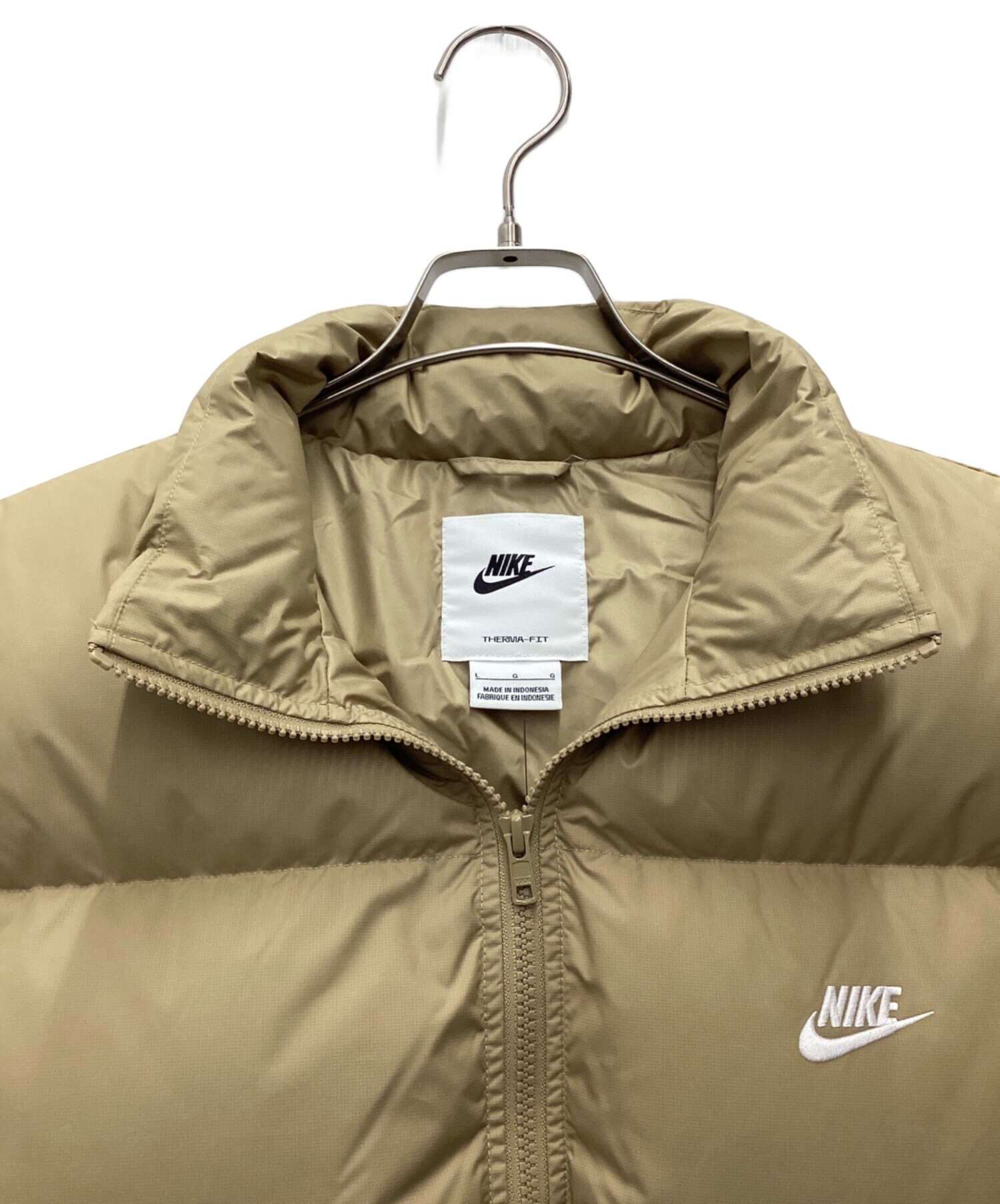 中古・古着通販】NIKE (ナイキ) 中綿ベスト カーキ サイズ:SIZE L 