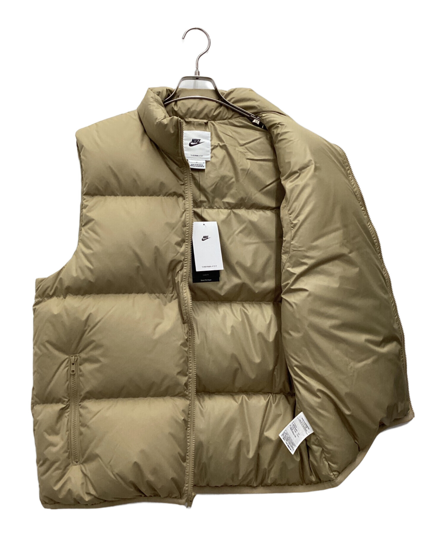 中古・古着通販】NIKE (ナイキ) 中綿ベスト カーキ サイズ:SIZE L 