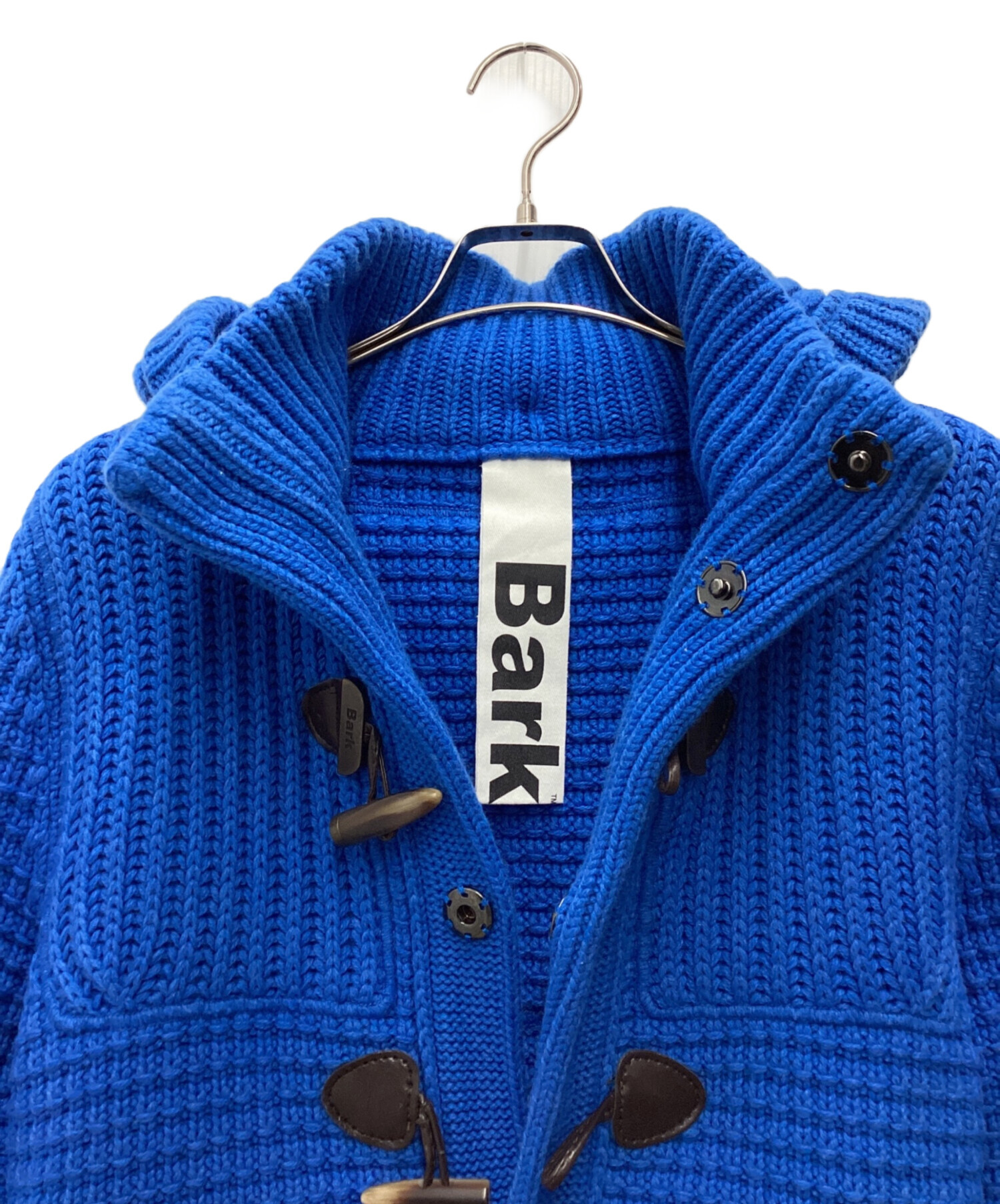 中古・古着通販】BARK (バーク) ニットジャケット ブルー サイズ:SIZE