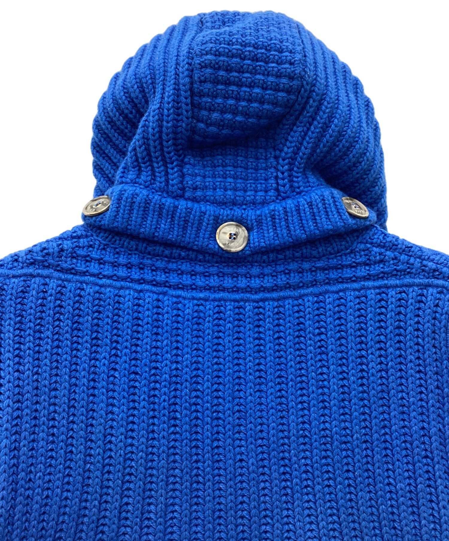 中古・古着通販】BARK (バーク) ニットジャケット ブルー サイズ:SIZE