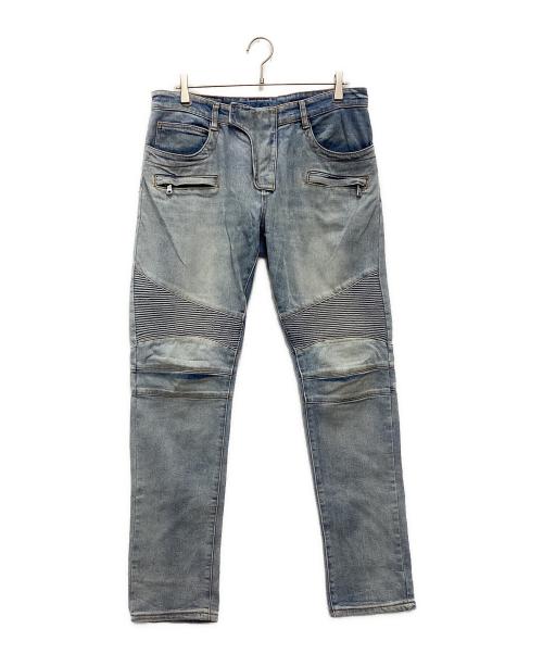 ゆうや様　BALMAIN デニム 中古・古着通販】BALMAIN (バルマン) デニムパンツ スカイブルー