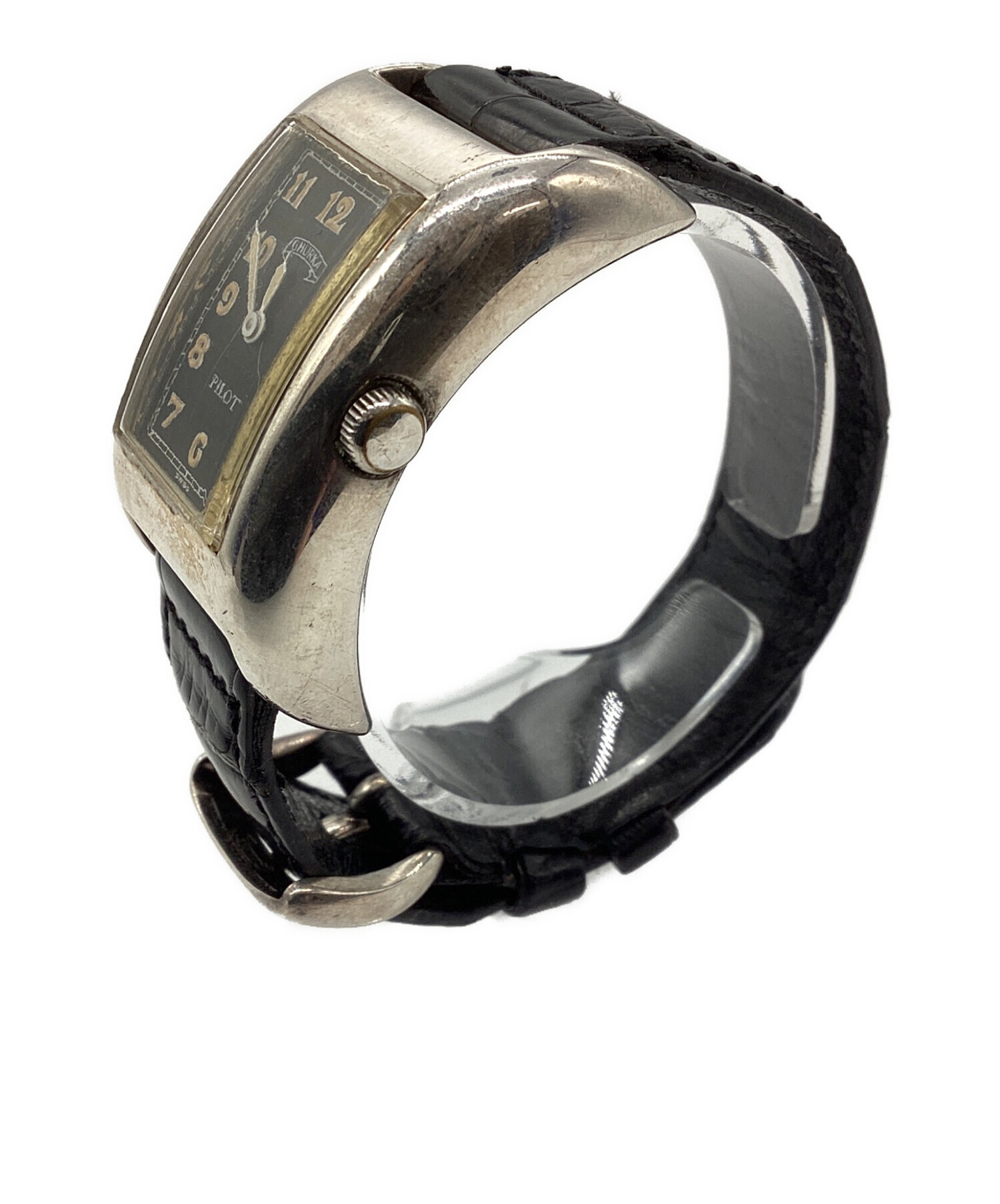 趣味 12345 中古・古着通販】GHURKA (グルカ) パイロットウォッチ スターリング
