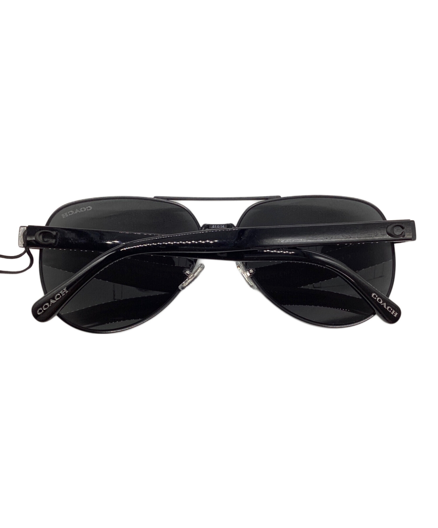 コーチ　COACH シグネチャー　ロゴサングラス　黒　ブラック 中古・古着通販】COACH (コーチ) サングラス｜ブランド・古着通販