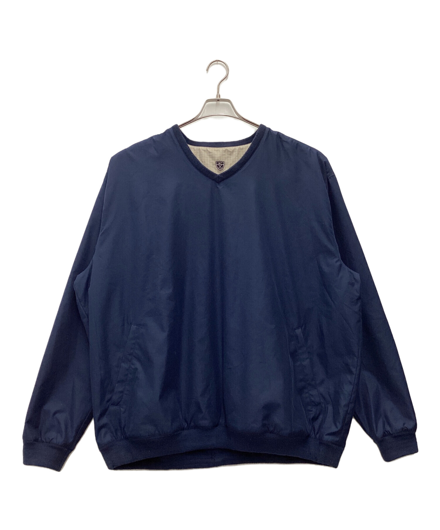 NIKE GOLF ネイビー ジャケット L 中古・古着通販】NIKE (ナイキ) ゴルフシャツ 00s ネイビー サイズ