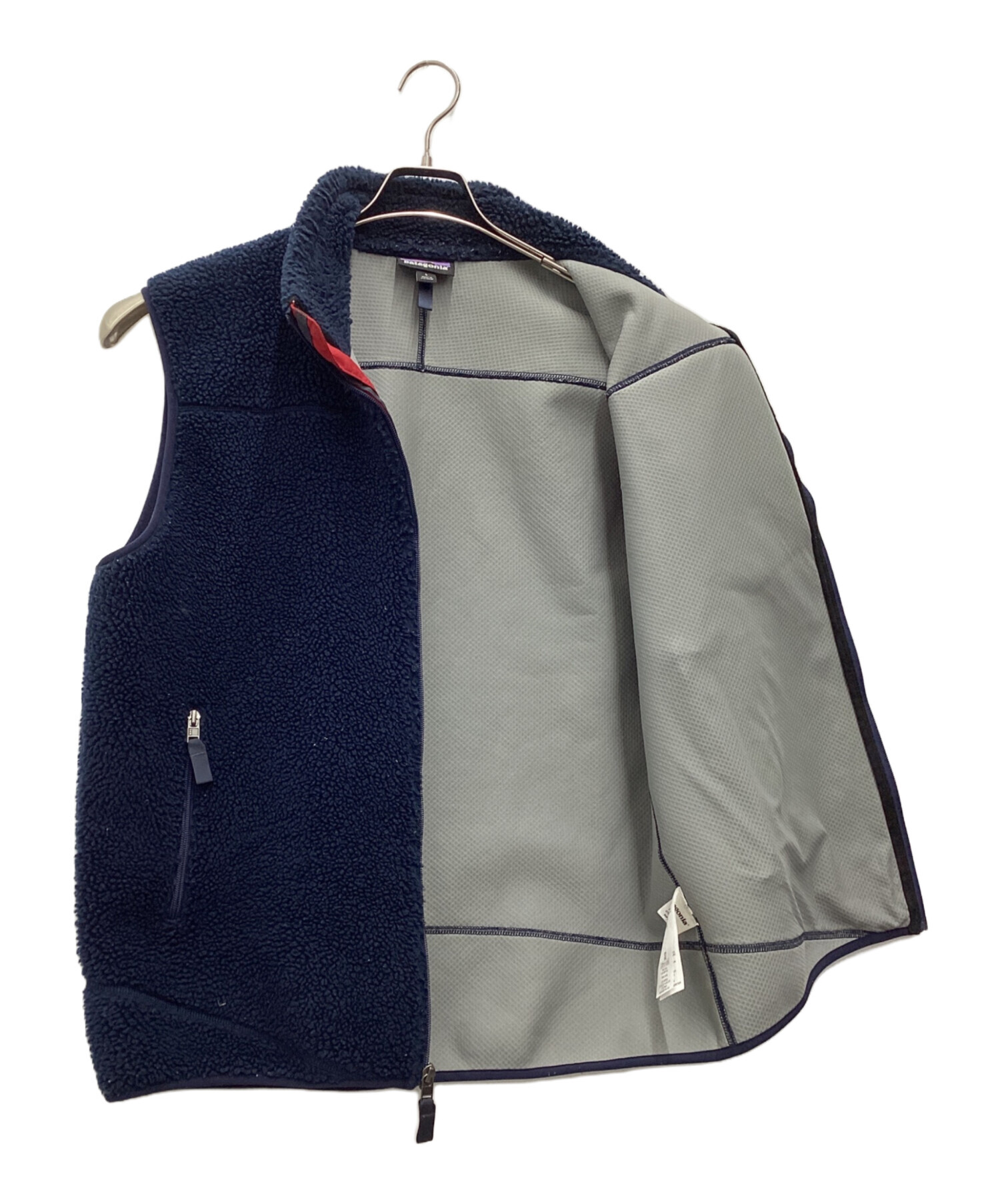 中古・古着通販】Patagonia (パタゴニア) ボアベスト ネイビー サイズ 