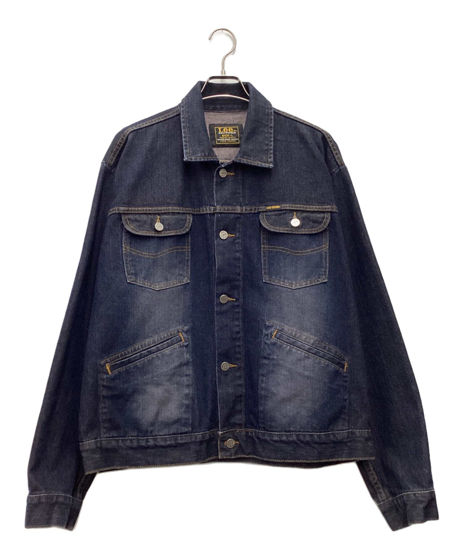 中古・古着通販】LEE (リー) デニムジャケット インディゴ サイズ:SIZE