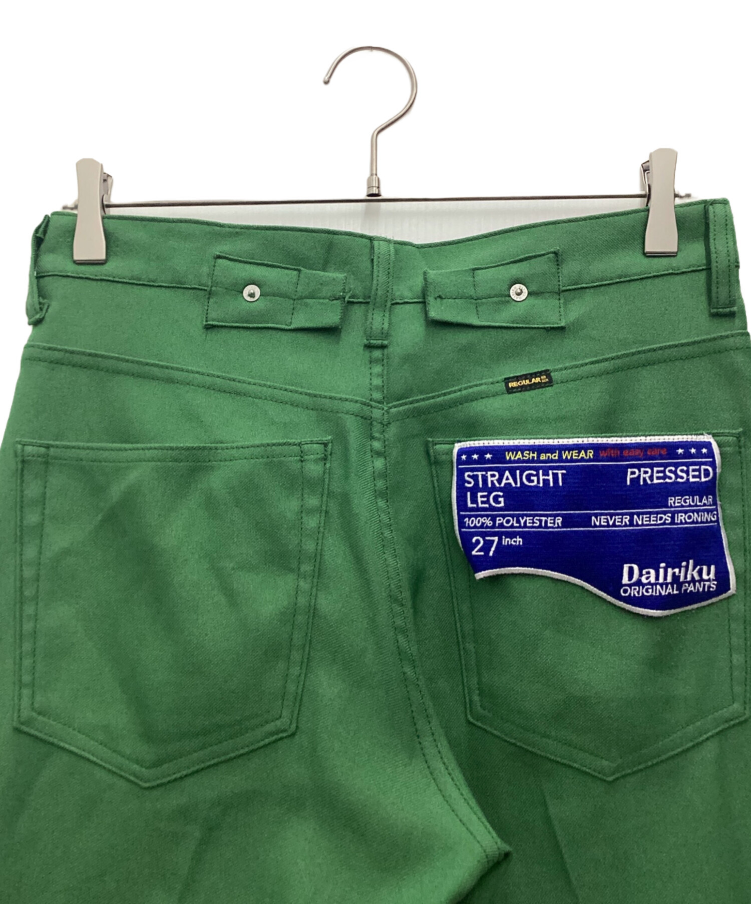 dairiku パンツのみ （単品出品） 中古・古着通販】DAIRIKU (ダイリク) ストレートフラッシャープレスド