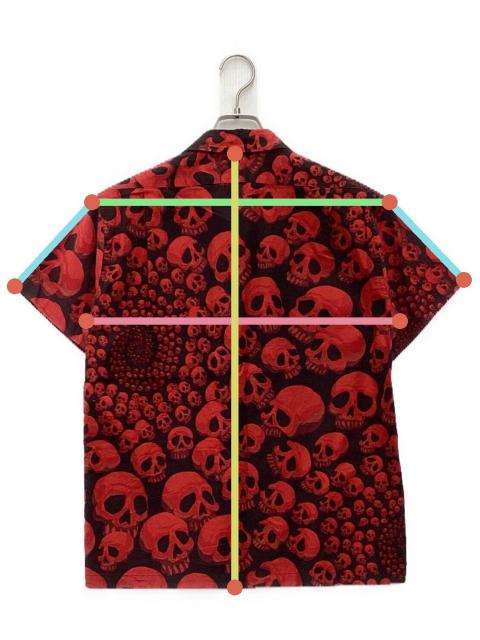 中古・古着通販】Dry bones (ドライボーンズ) アロハシャツ レッド