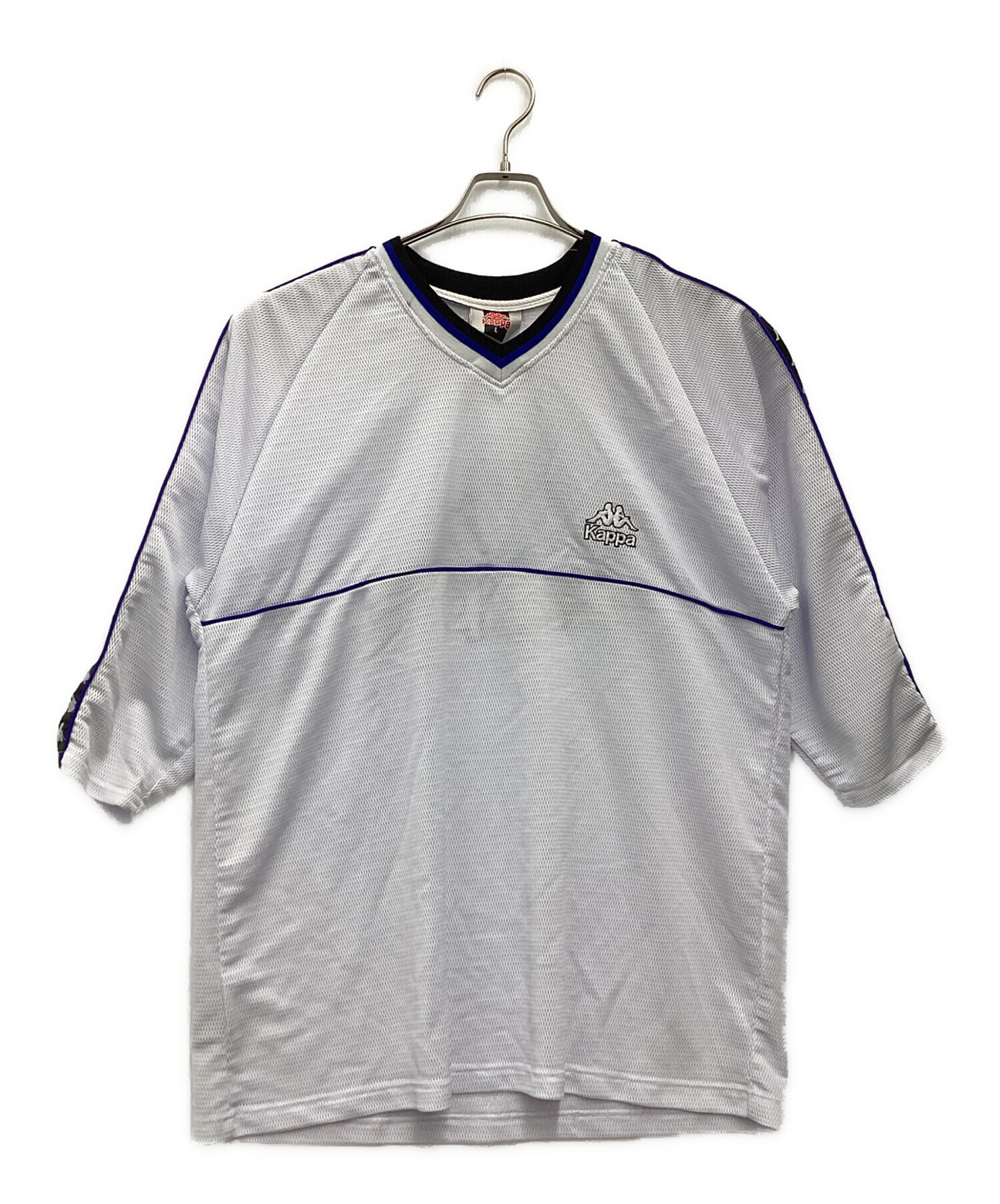 中古・古着通販】Kappa (カッパ) ゲームシャツ 90s ホワイト サイズ