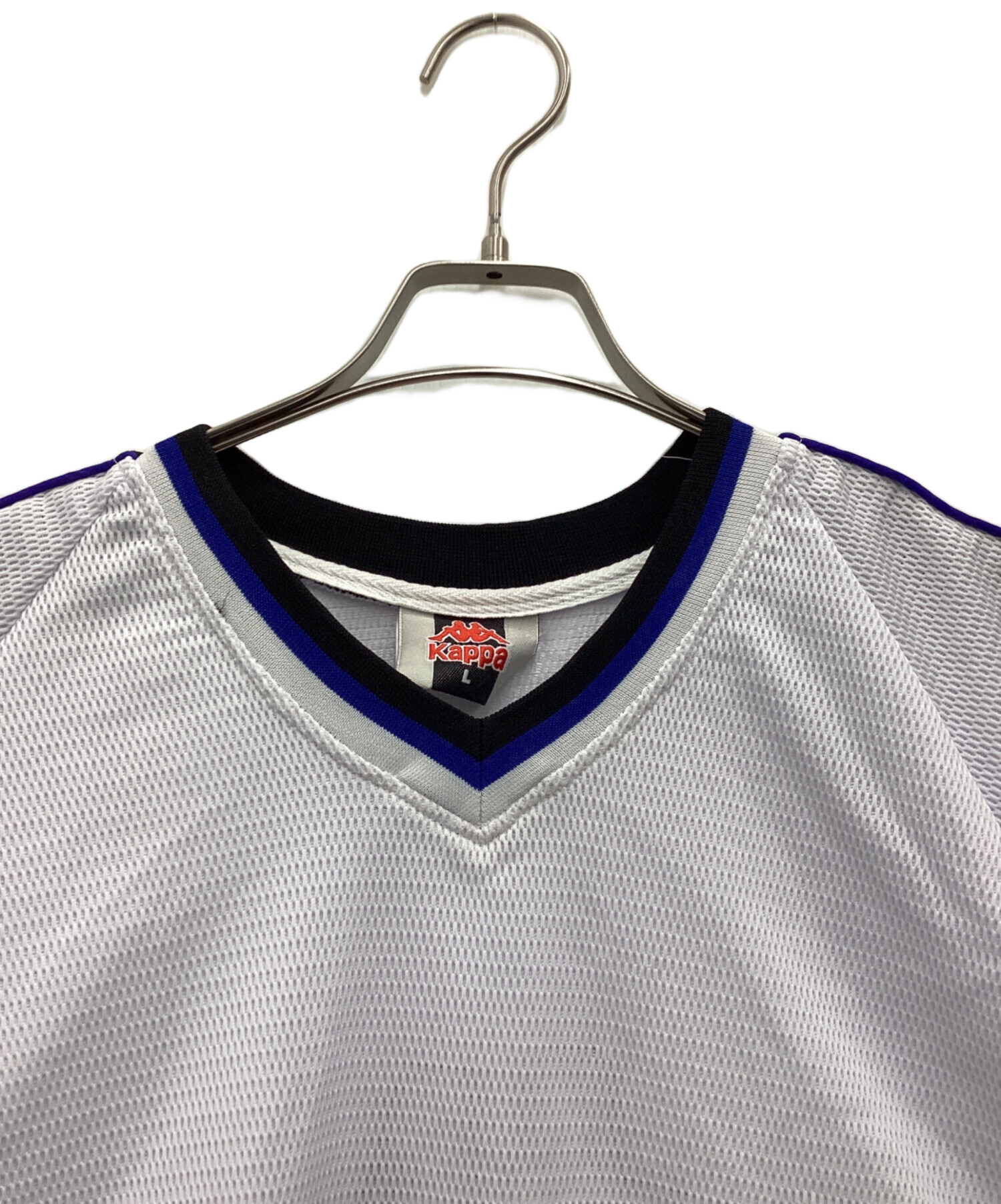 中古・古着通販】Kappa (カッパ) ゲームシャツ 90s ホワイト サイズ