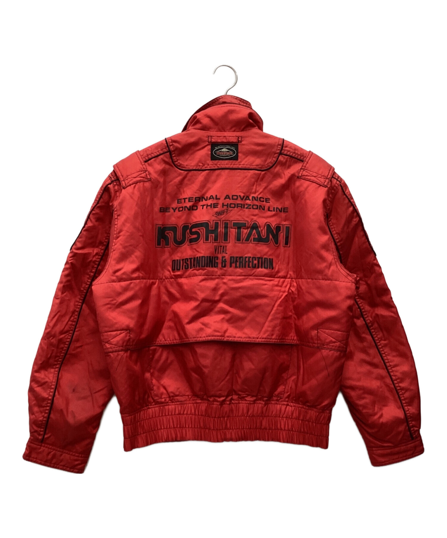 KUSHITANI レッドジャケット Mサイズ 中古・古着通販】KUSHITANI (クシタニ) ナイロンジャケット レッド