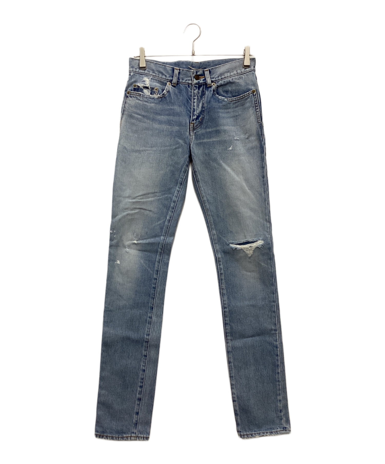 saint laurent paris 2018 w27 ブーツカットデニム 中古・古着通販】Saint Laurent Paris (サンローランパリ) デニム