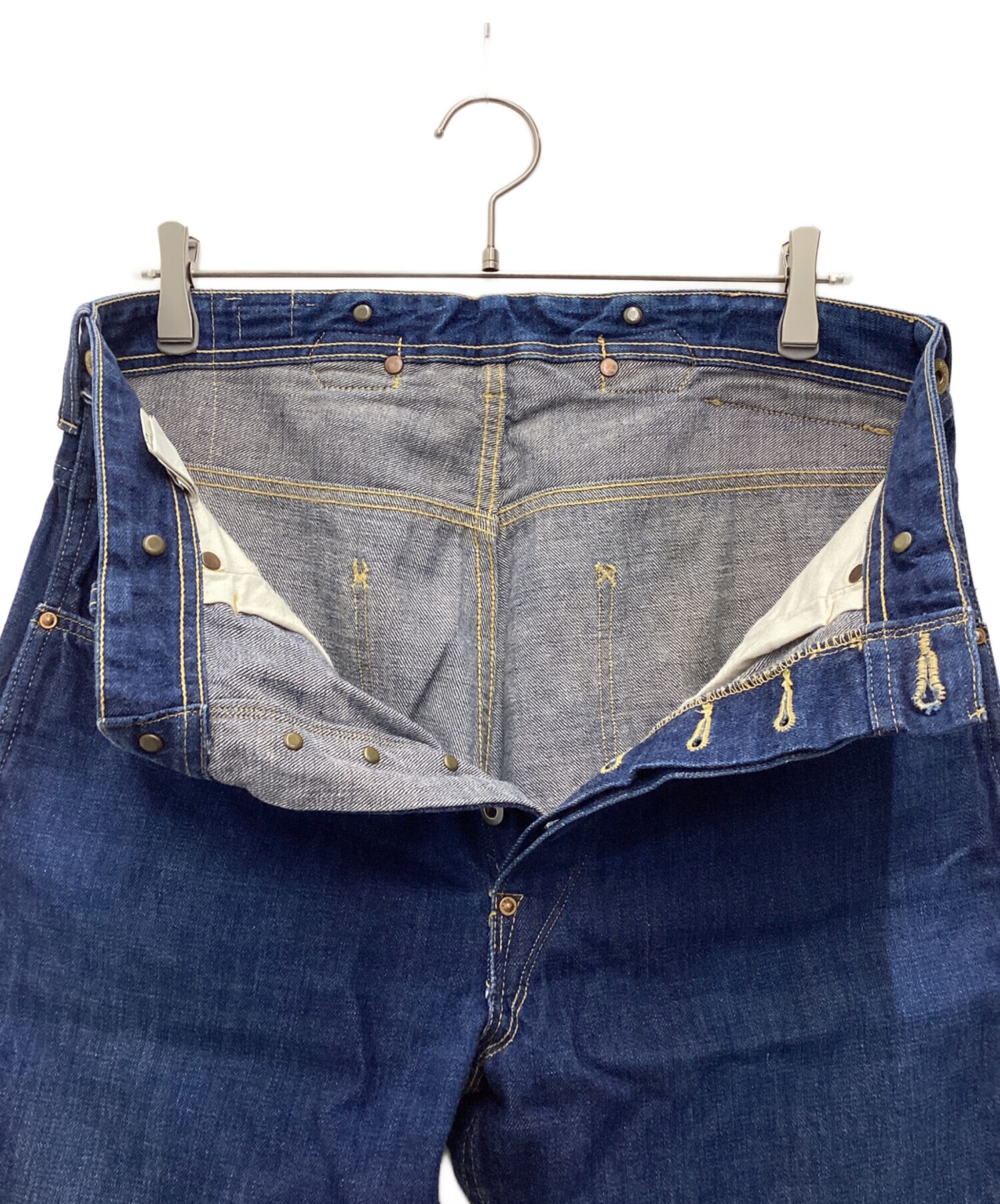 中古・古着通販】LEE (リー) シンチバックデニムパンツ インディゴ