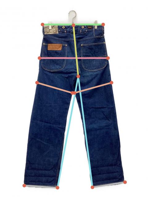 中古・古着通販】LEE (リー) シンチバックデニムパンツ インディゴ