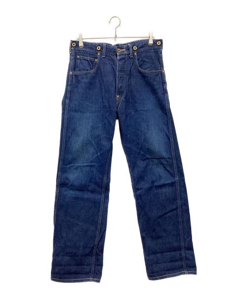 ESSAY エッセイ デニムパンツ 3(L位) インディゴ(デニム) 【古着】【中古】 中古・古着通販】LEE (リー) シンチバックデニムパンツ インディゴ