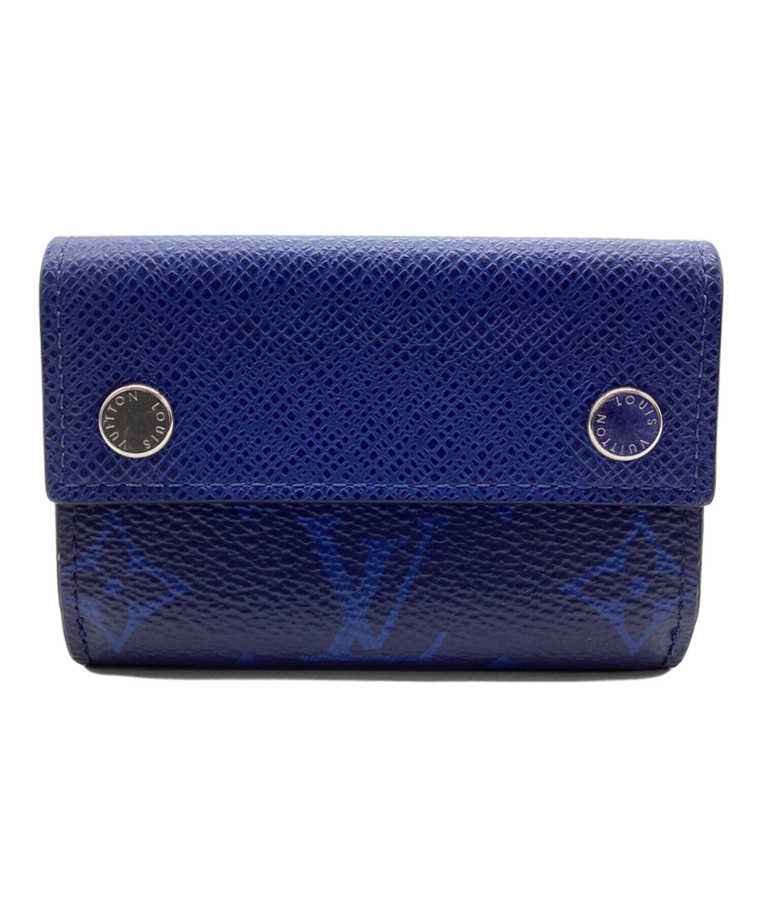 LOUIS VUITTON ネイビーコンパクト財布 中古・古着通販】LOUIS VUITTON (ルイ ヴィトン) コンパクトウォレット