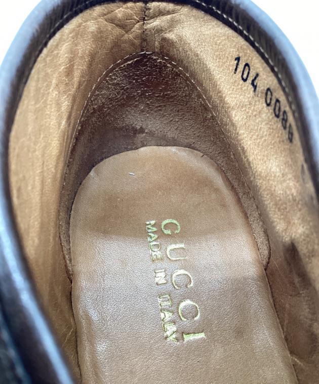 中古・古着通販】GUCCI (グッチ) ショートブーツ ホースビット
